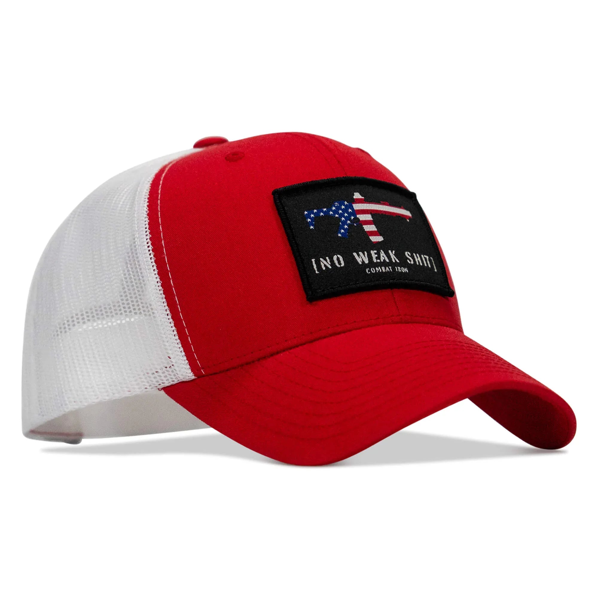 No Weak Shit Patch Snapback Hat - Combat Iron Apparel Co.