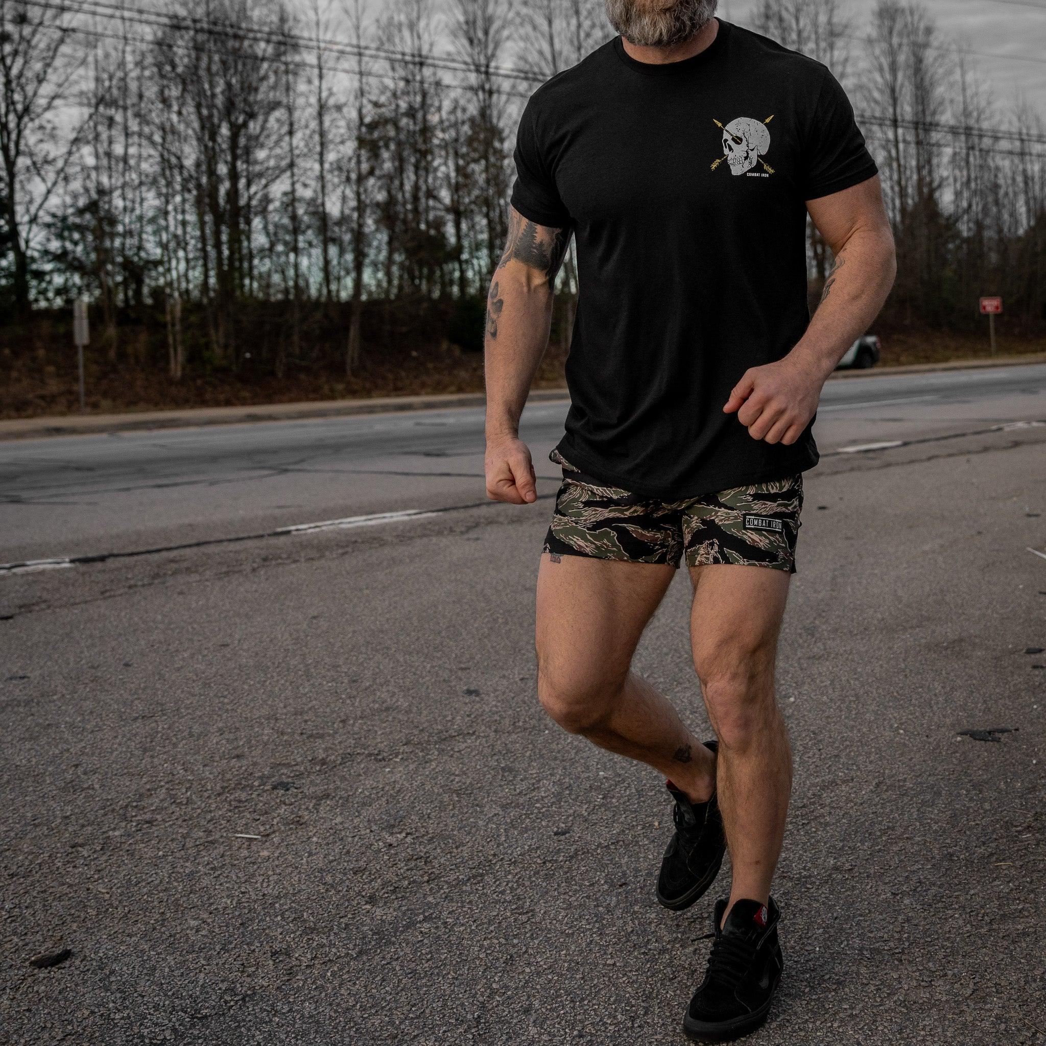 Death Is Promised. Mercy Is Earned Men's T-Shirt - Combat Iron Apparel Co.