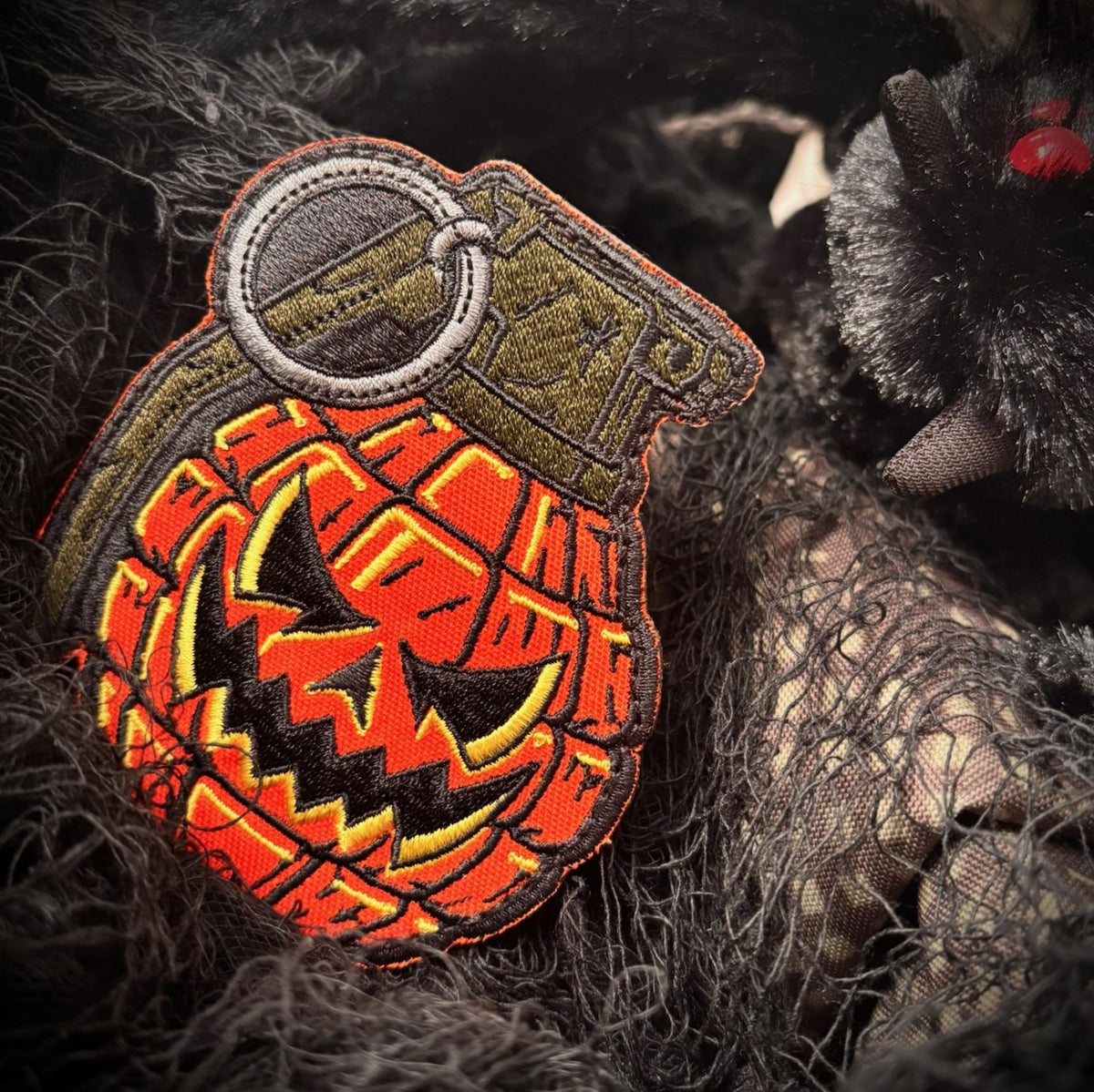 The Pumpkinator - 3.75" Embroidered Patch