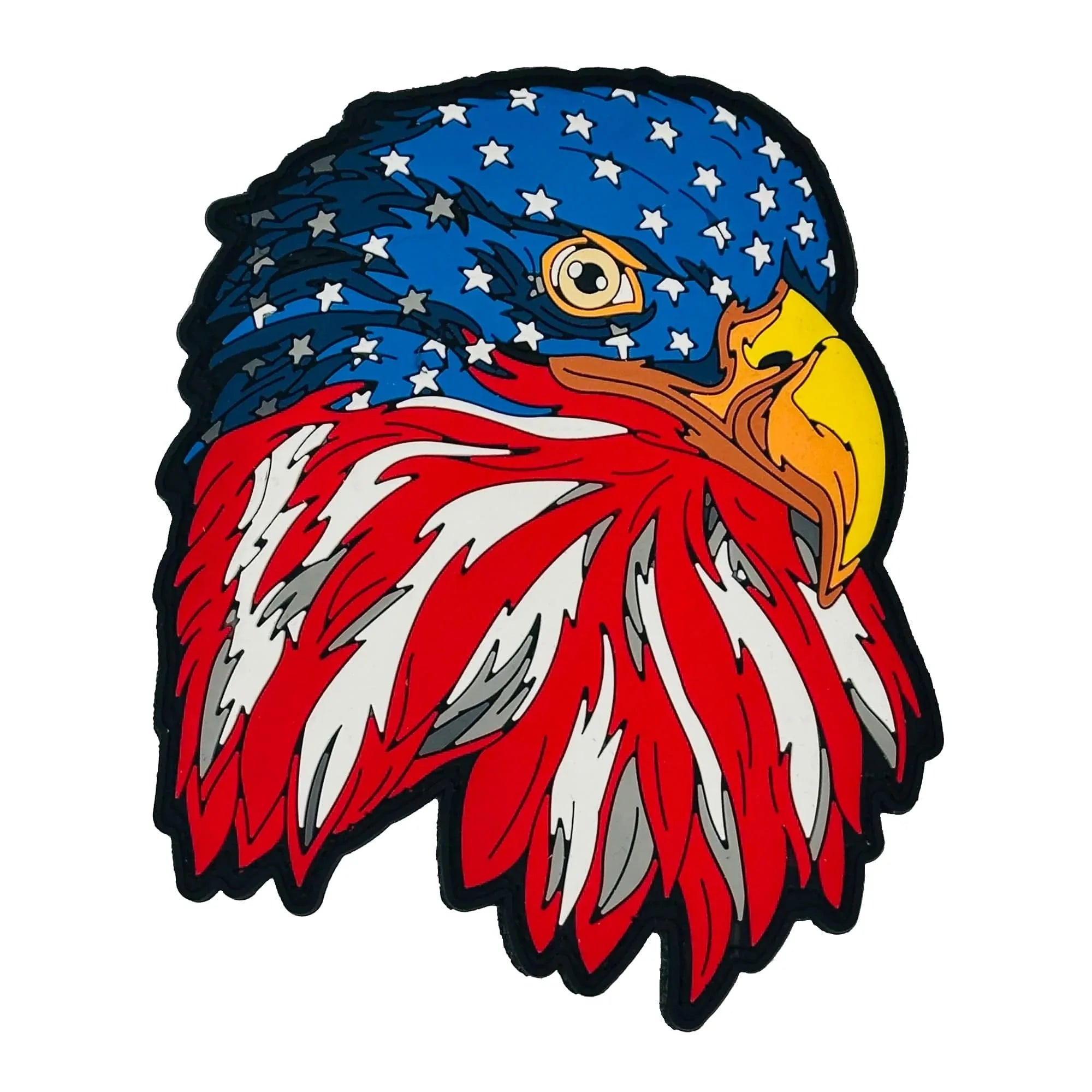 Tactical Gear Junkie Patches American Flag Eagle - 4" PVC Patch