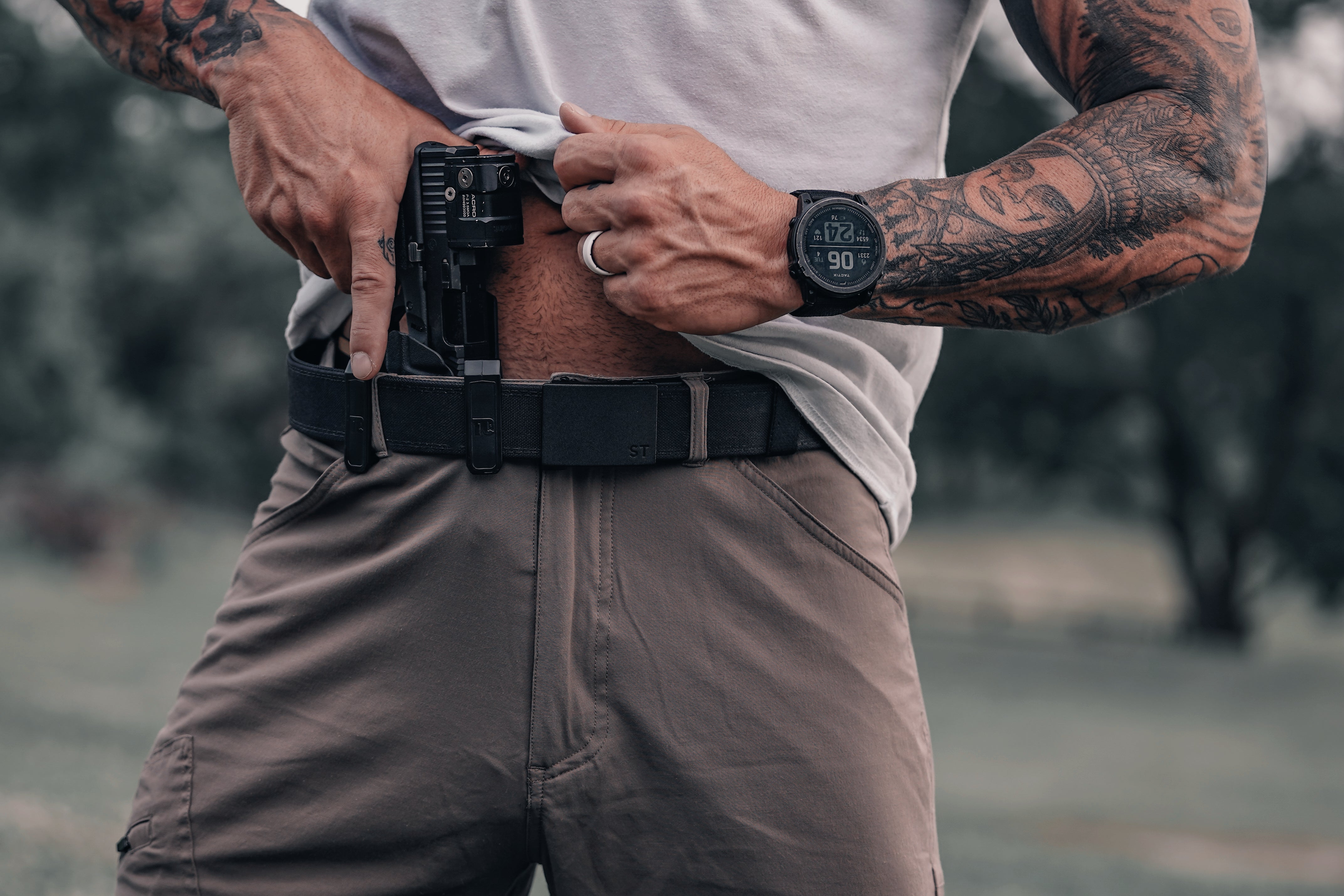 EDC Ratchet Belt - Black - Savage Tacticians