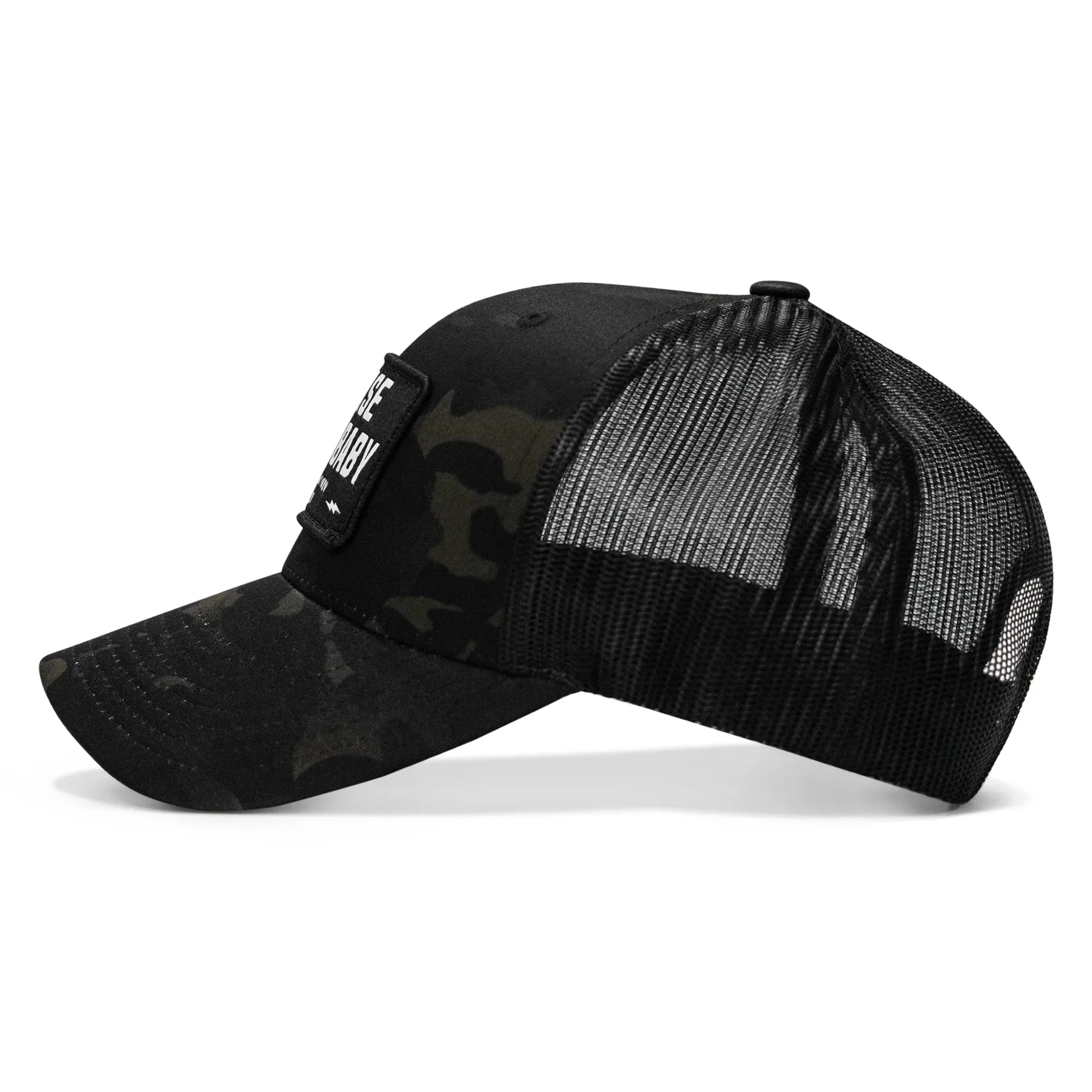 Raise Hell Baby Patch Snapback Hat - Combat Iron Apparel Co.