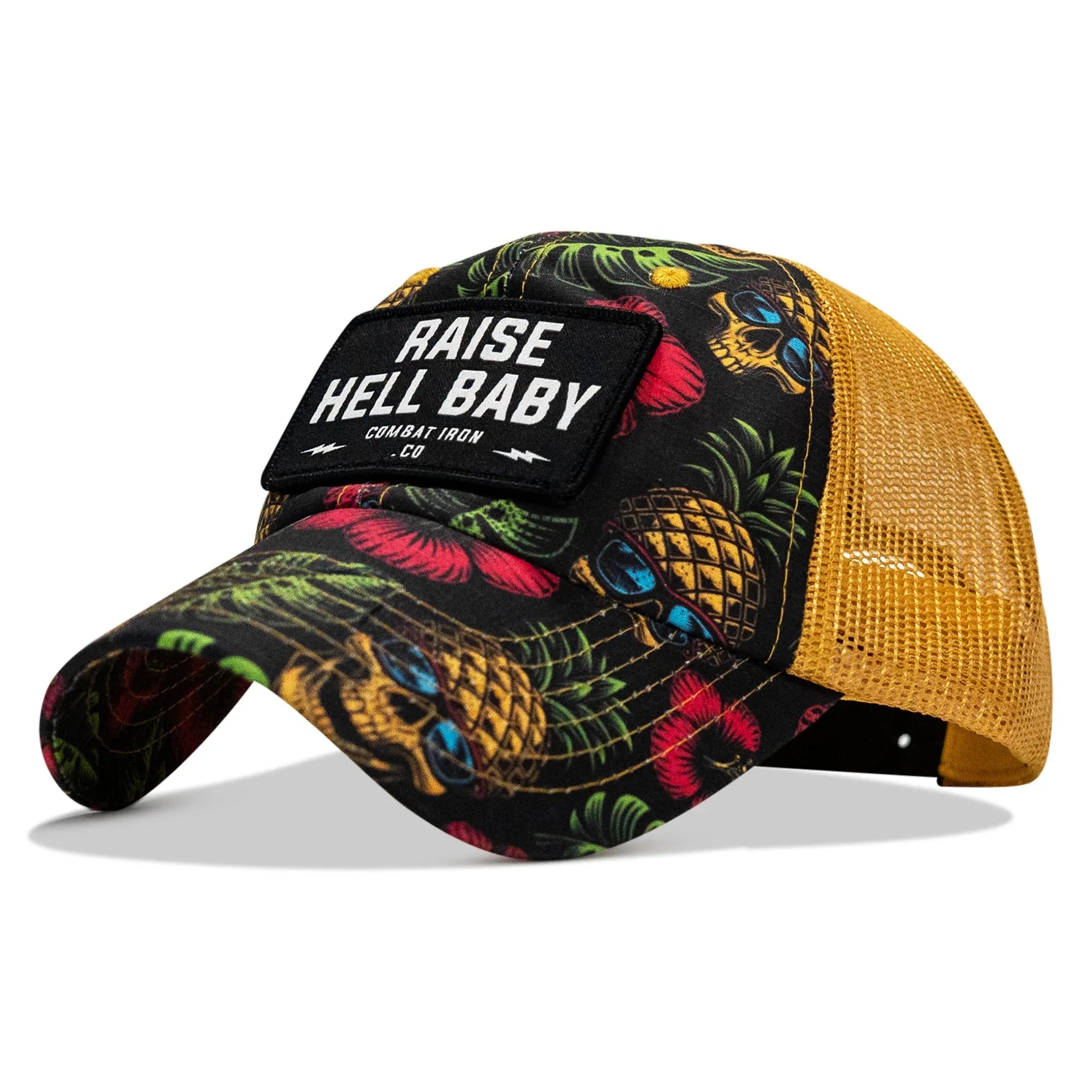 Raise Hell Baby Patch Tactical Ripstop Mesh Snapback Hat - Combat Iron Apparel Co.