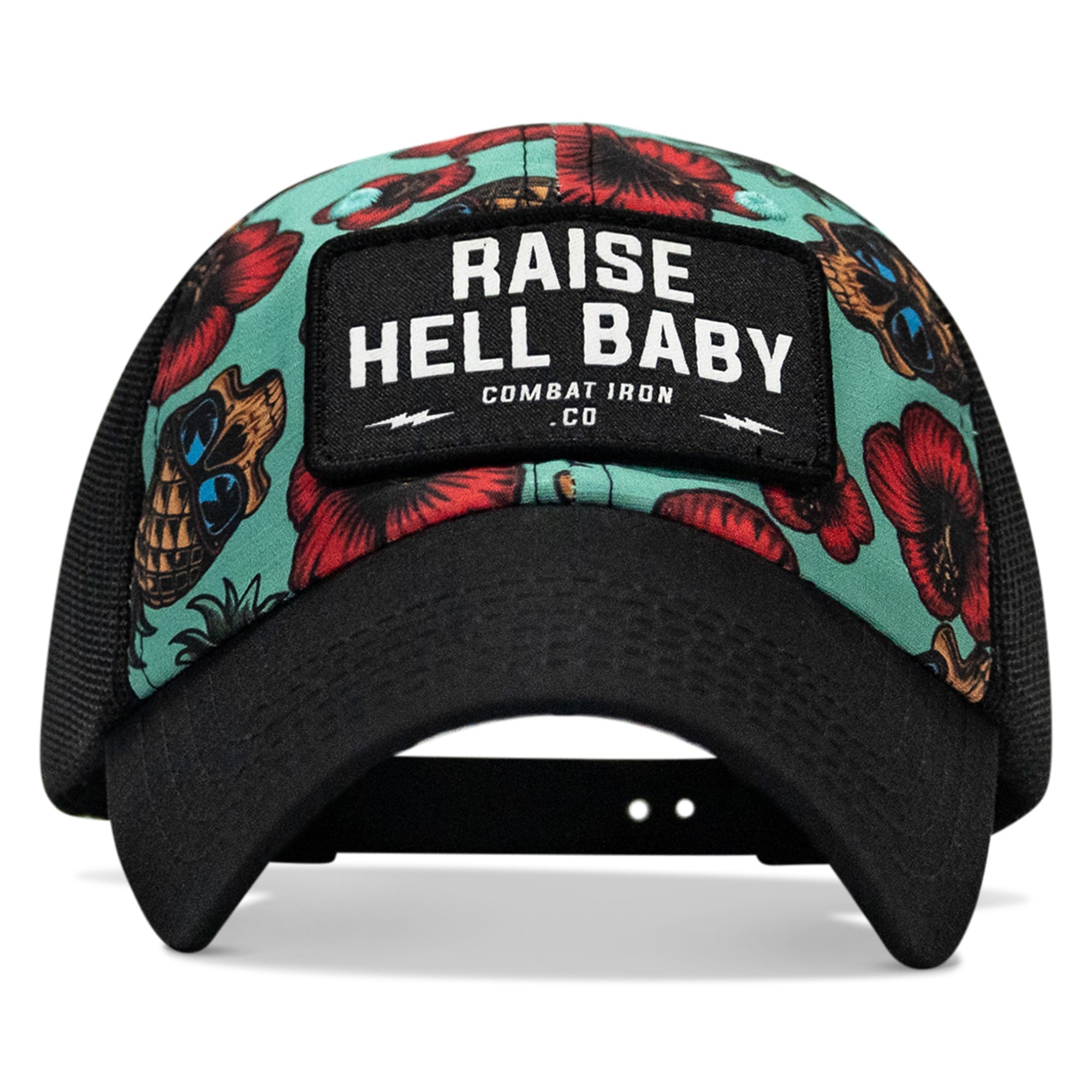 Raise Hell Baby Patch Tactical Ripstop Mesh Snapback Hat - Combat Iron Apparel Co.