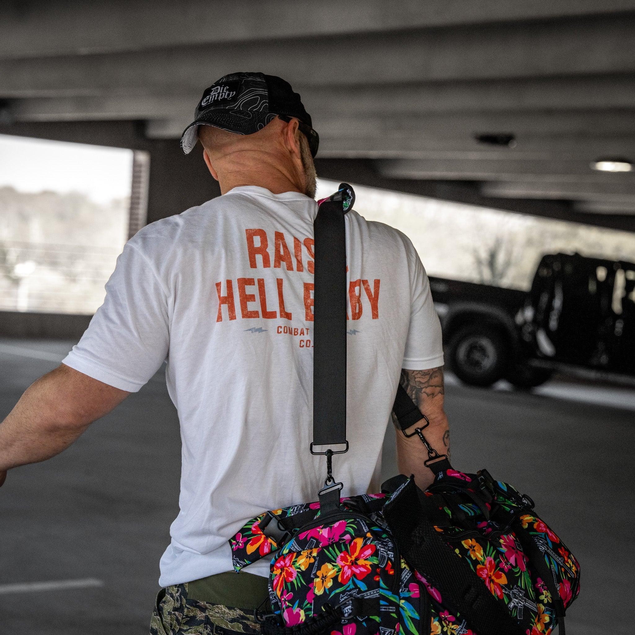 Raise Hell Baby Men's T-Shirt - Combat Iron Apparel Co.