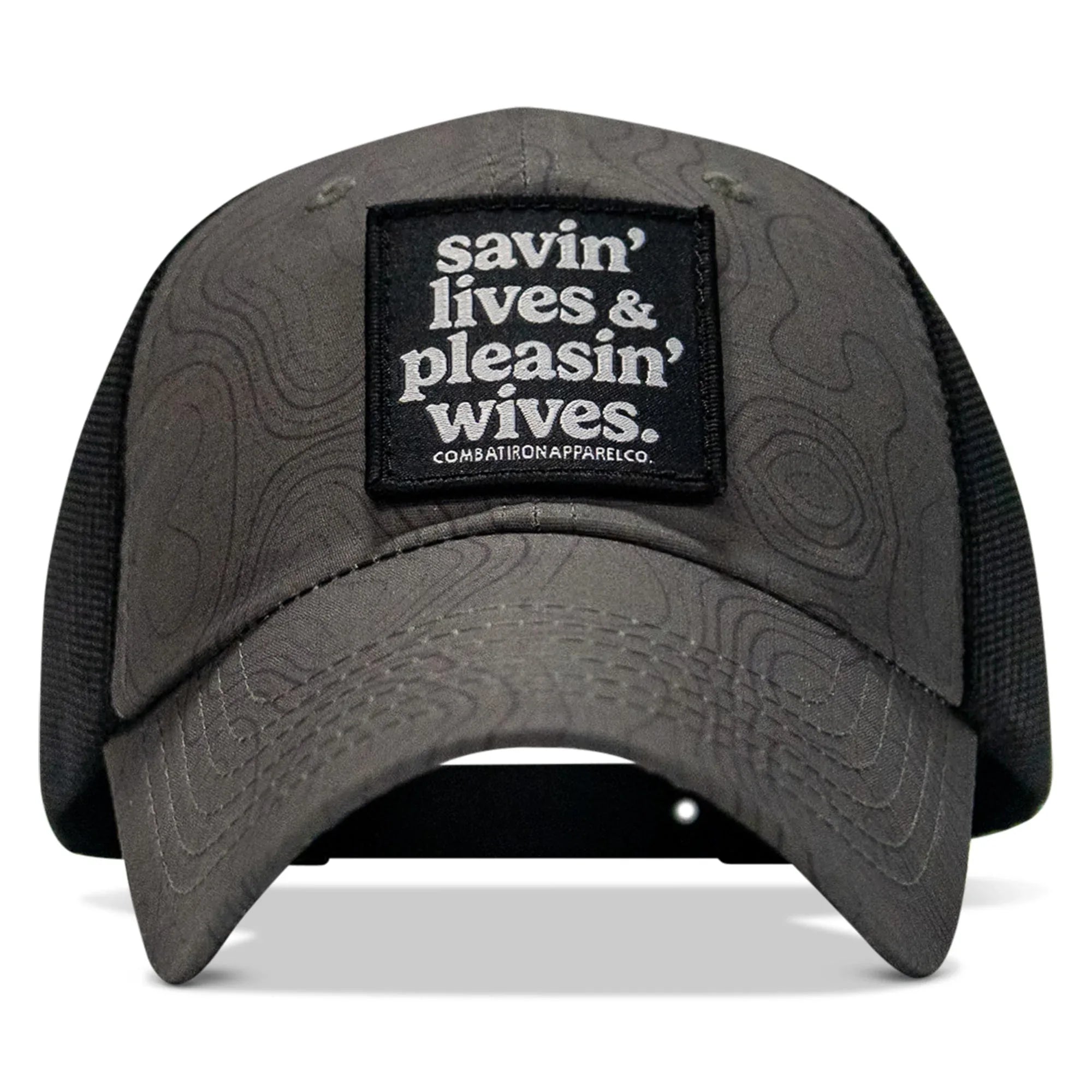 Ripstop Savin' Lives & Pleasin' Wives Low Pro Snapback - Combat Iron Apparel Co.