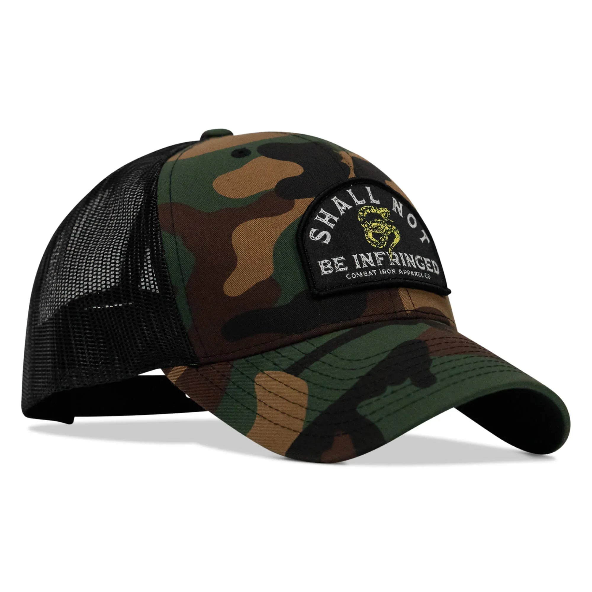 Shall Not Be Infringed Patch Snapback Hat - Combat Iron Apparel Co.