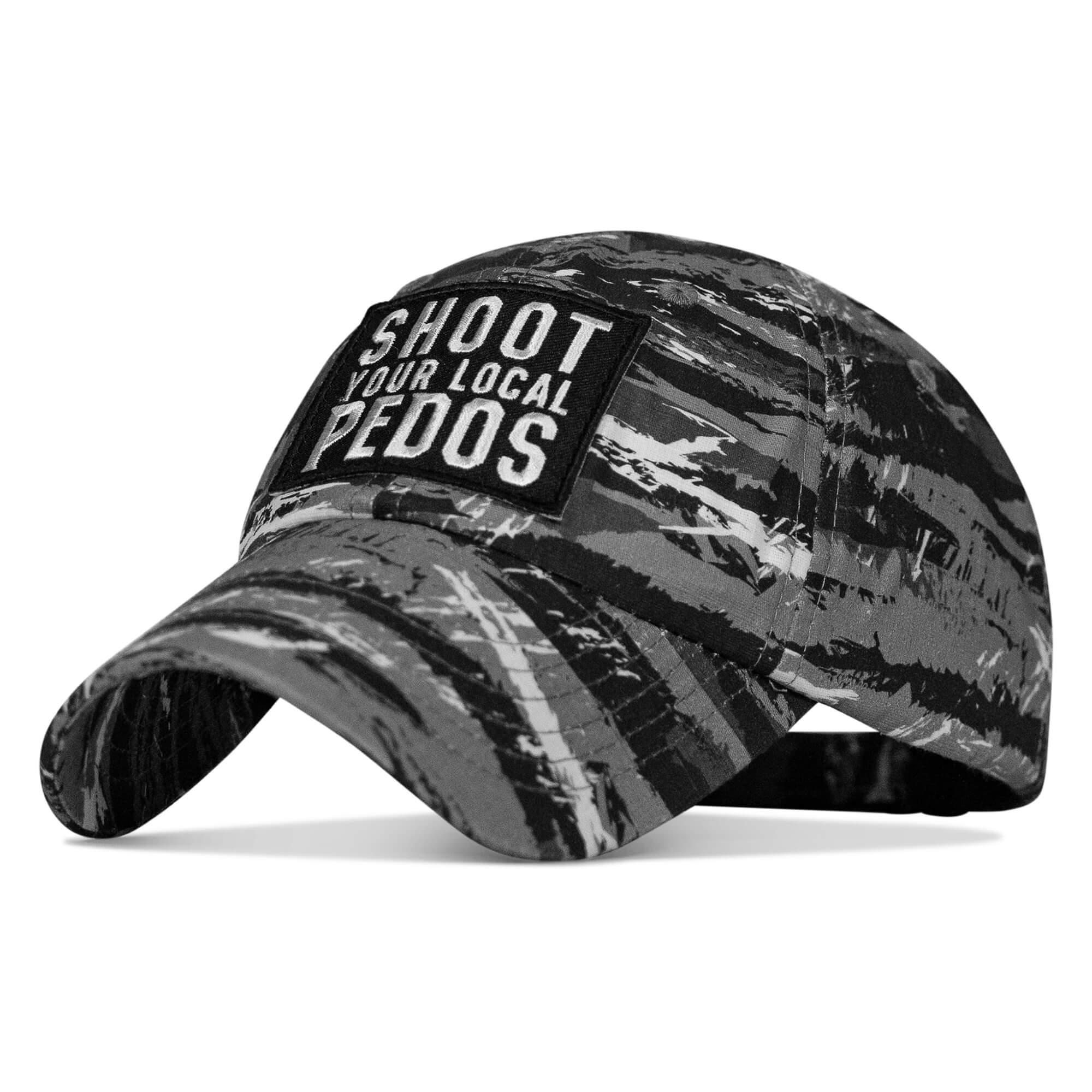 Shoot Your Local Pedos Patch Tactical Ripstop Mesh Snapback Hat - Combat Iron Apparel Co.