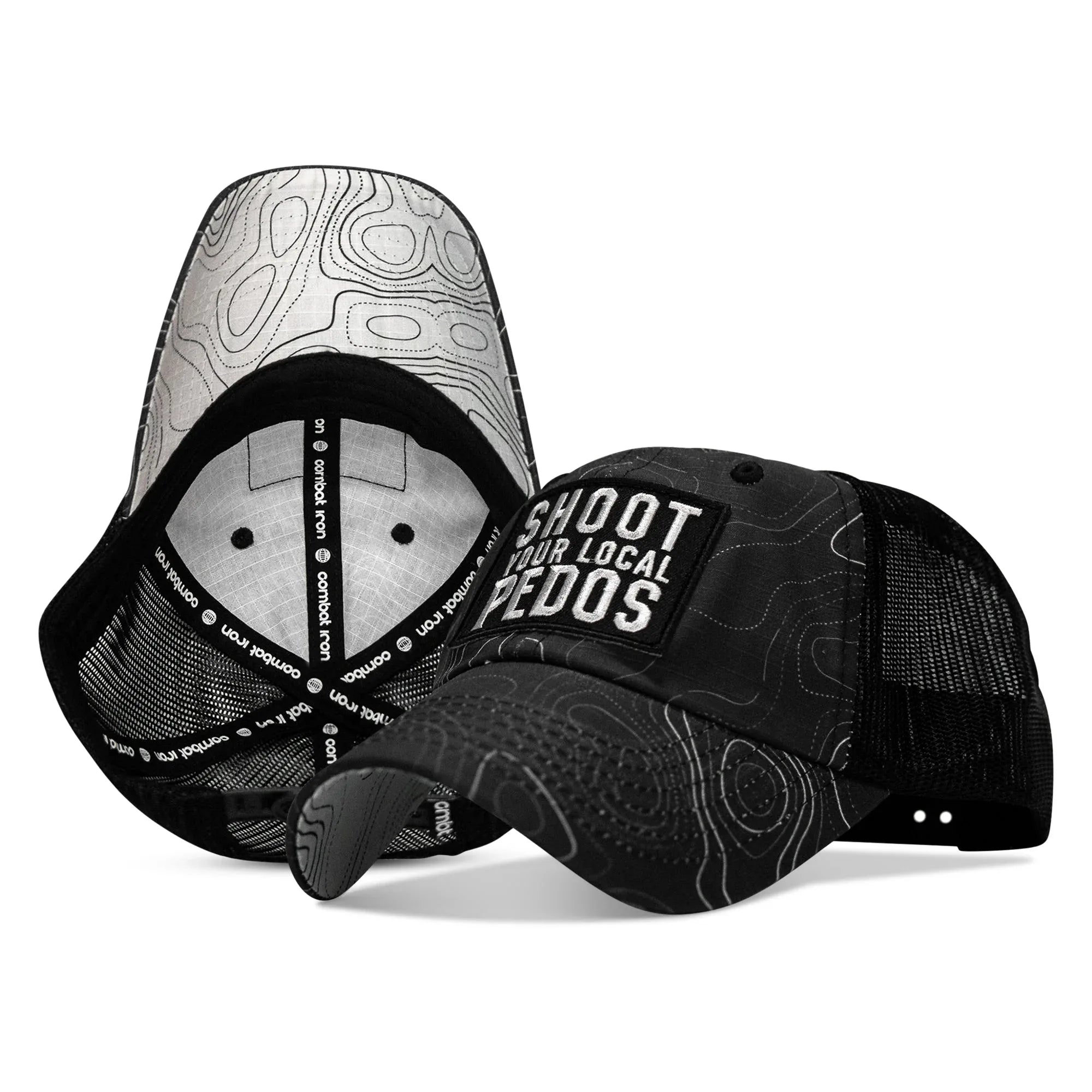 Shoot Your Local Pedos Patch Tactical Ripstop Mesh Snapback Hat - Combat Iron Apparel Co.