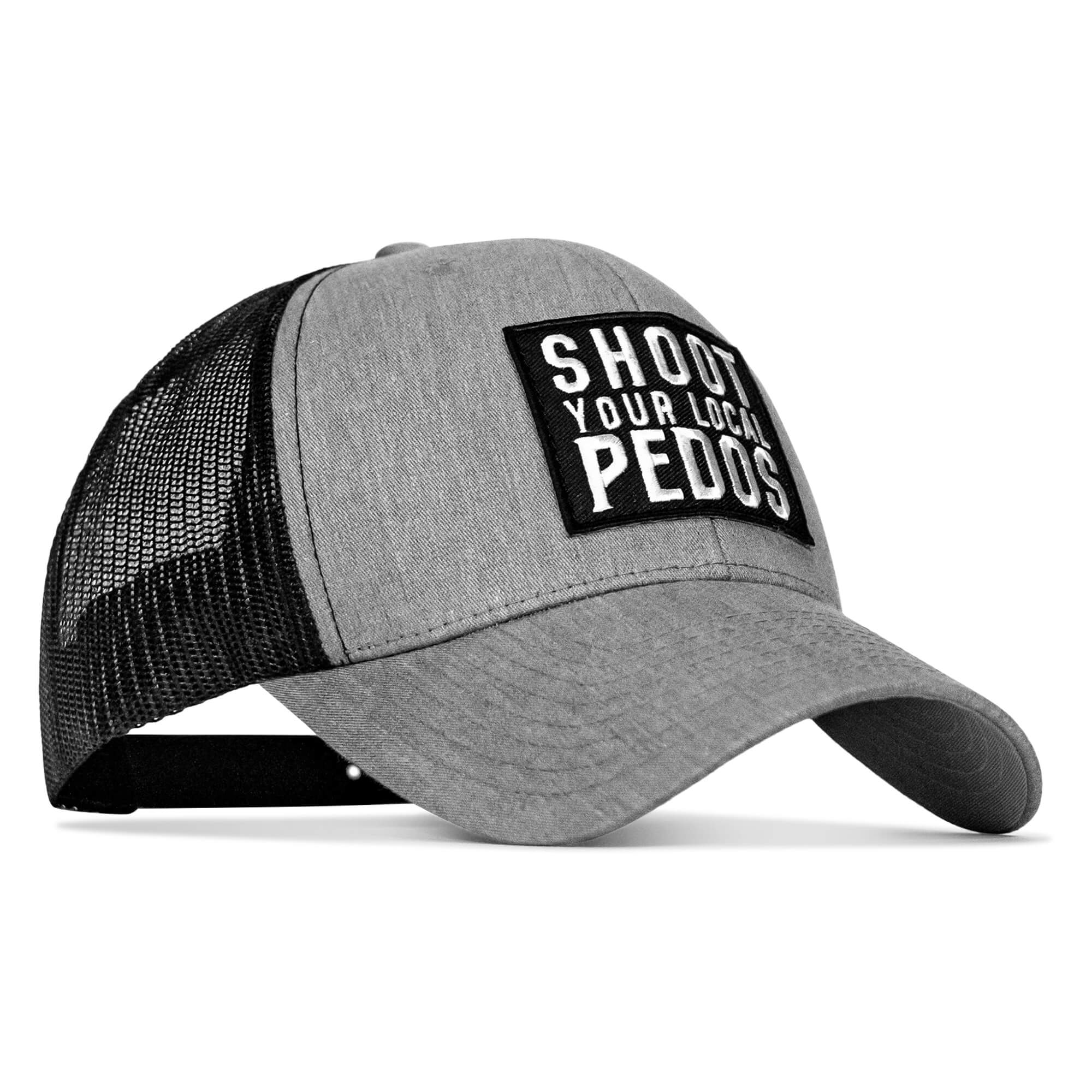 Shoot Your Local Pedos Patch Snapback - Combat Iron Apparel Co.