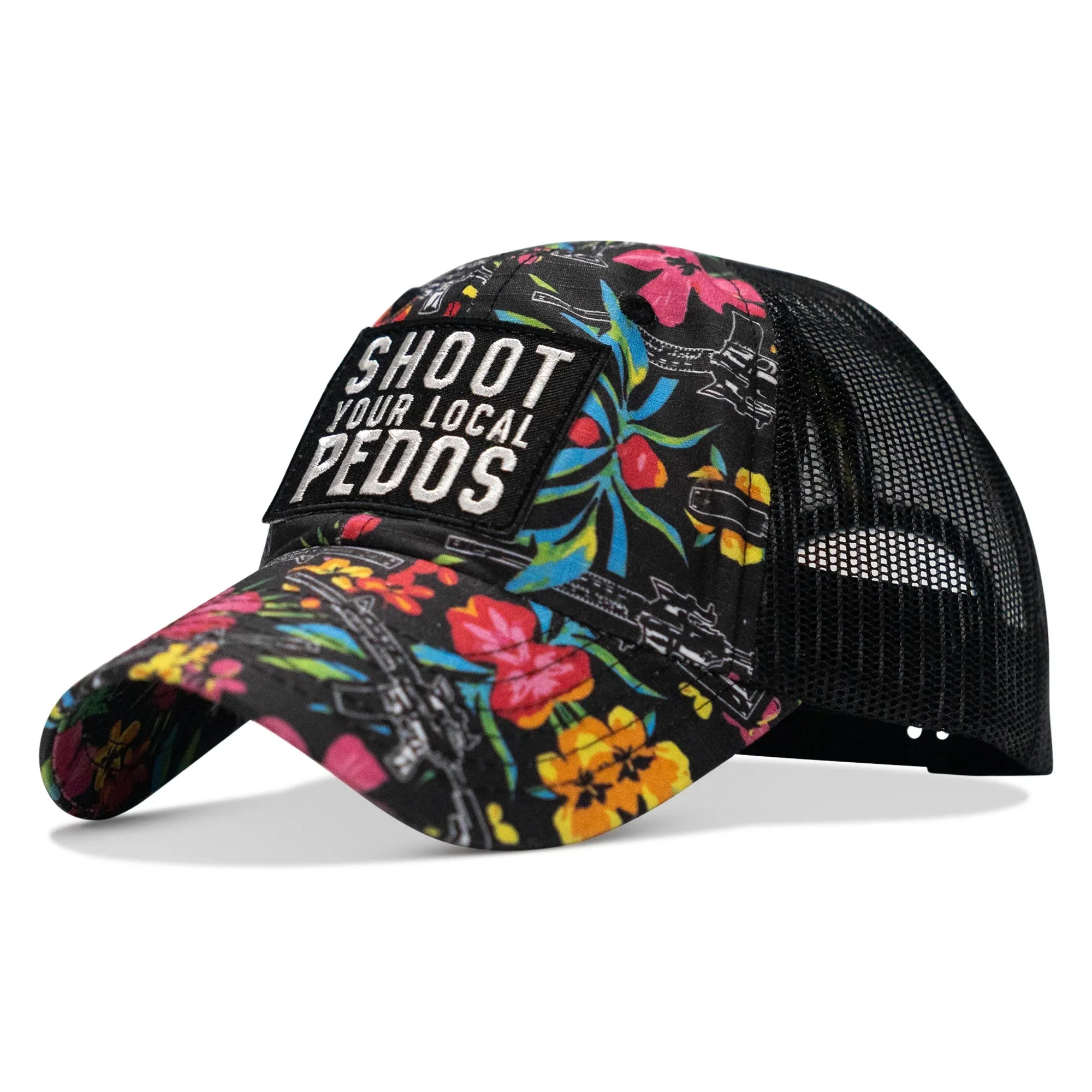 Shoot Your Local Pedos Patch Tactical Ripstop Mesh Snapback Hat - Combat Iron Apparel Co.