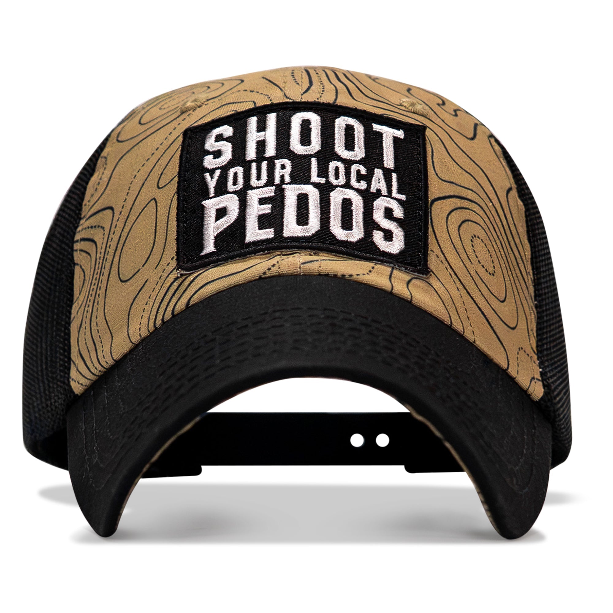 Shoot Your Local Pedos Patch Tactical Ripstop Mesh Snapback Hat - Combat Iron Apparel Co.