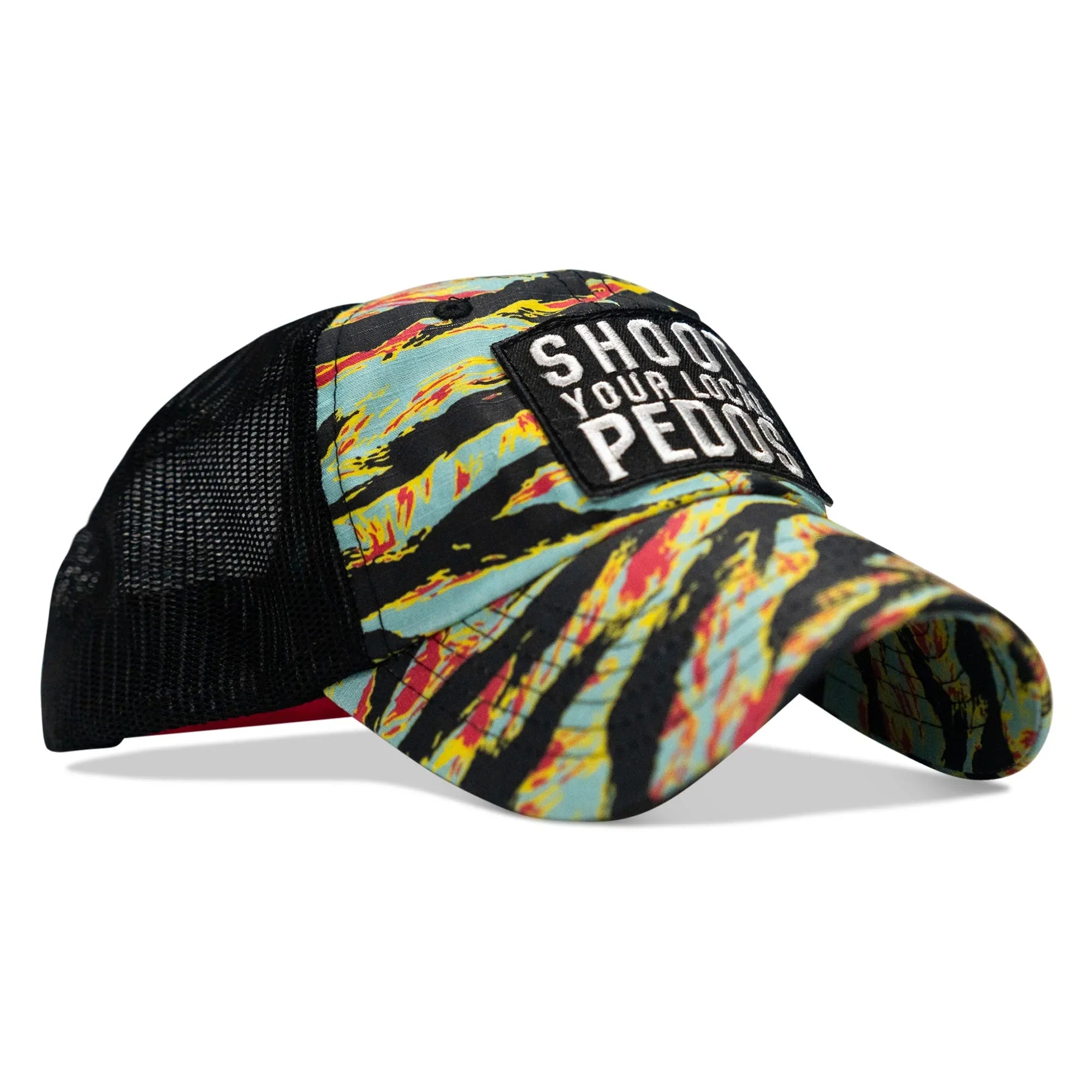 Shoot Your Local Pedos Patch Tactical Ripstop Mesh Snapback Hat - Combat Iron Apparel Co.