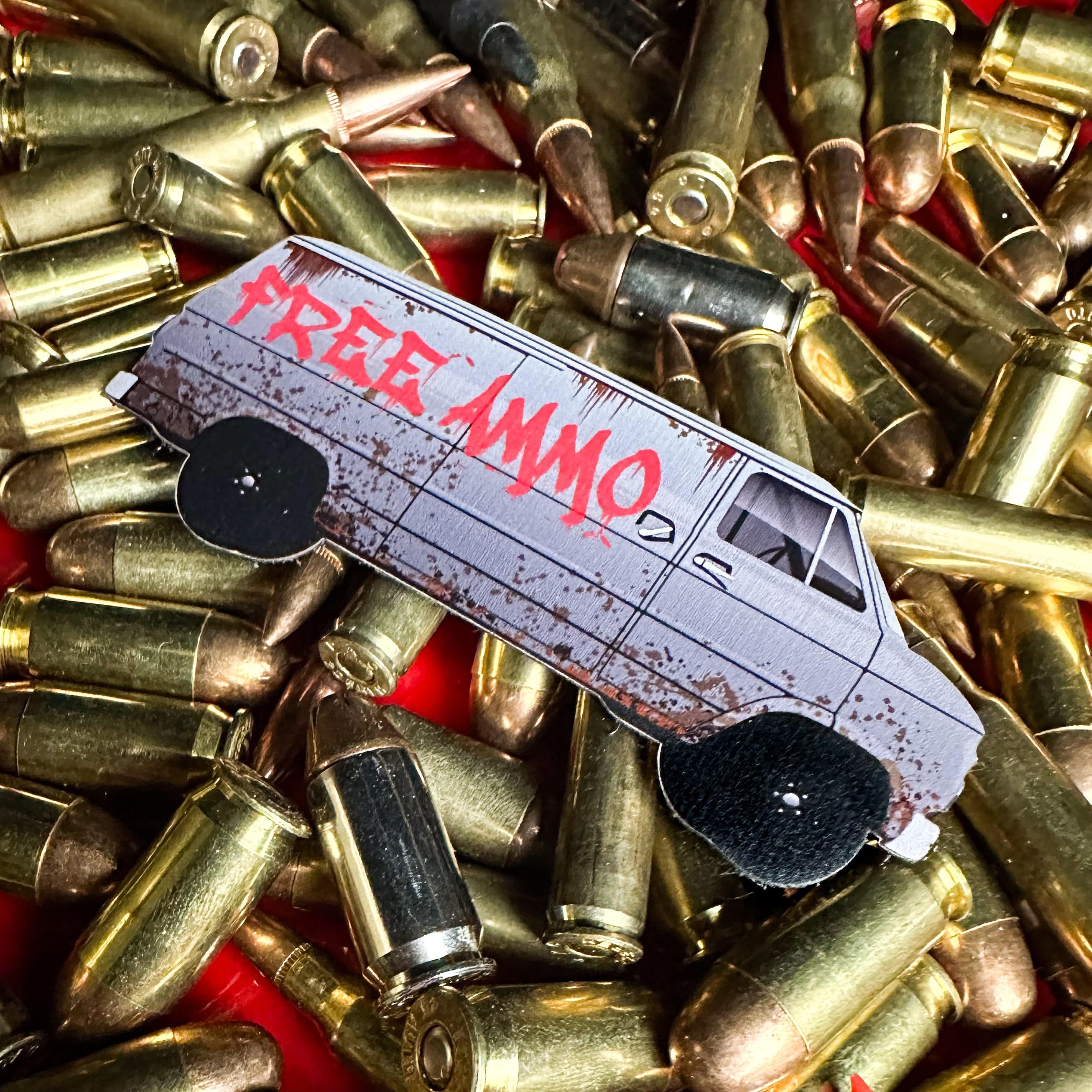 Tactical Gear Junkie Patches Free Ammo Van - 4" Printed Vinyl Patch