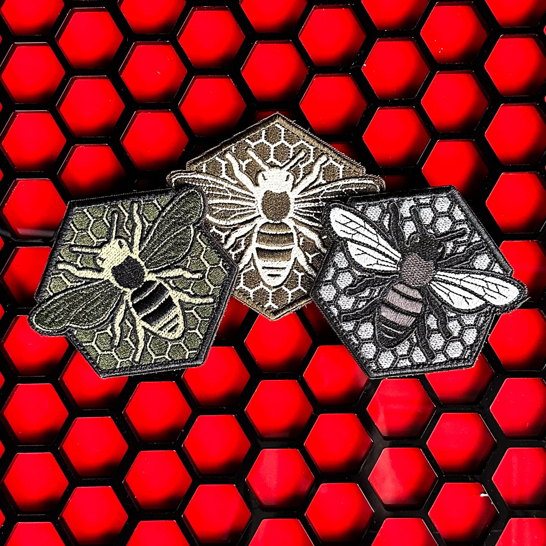 Tactical Gear Junkie Patches Tactical Bee - 3 inch Patch - Multiple Colors