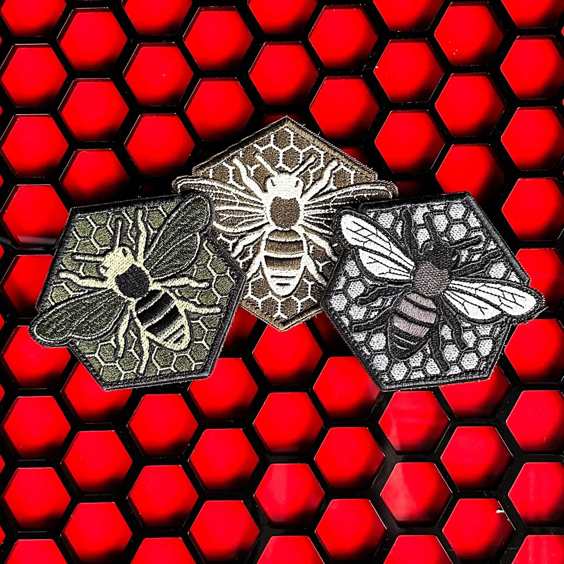 Tactical Gear Junkie Patches Tactical Bee - 3 inch Patch - Multiple Colors