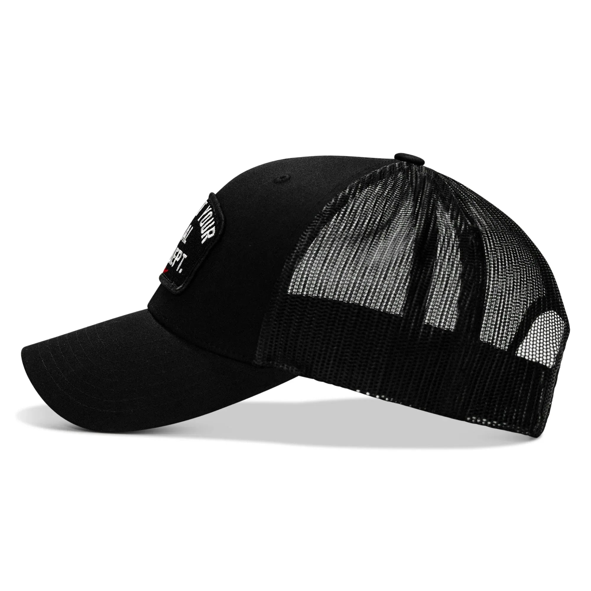 Support Your Local Fire Dept. Patch Snapback Hat - Combat Iron Apparel Co.