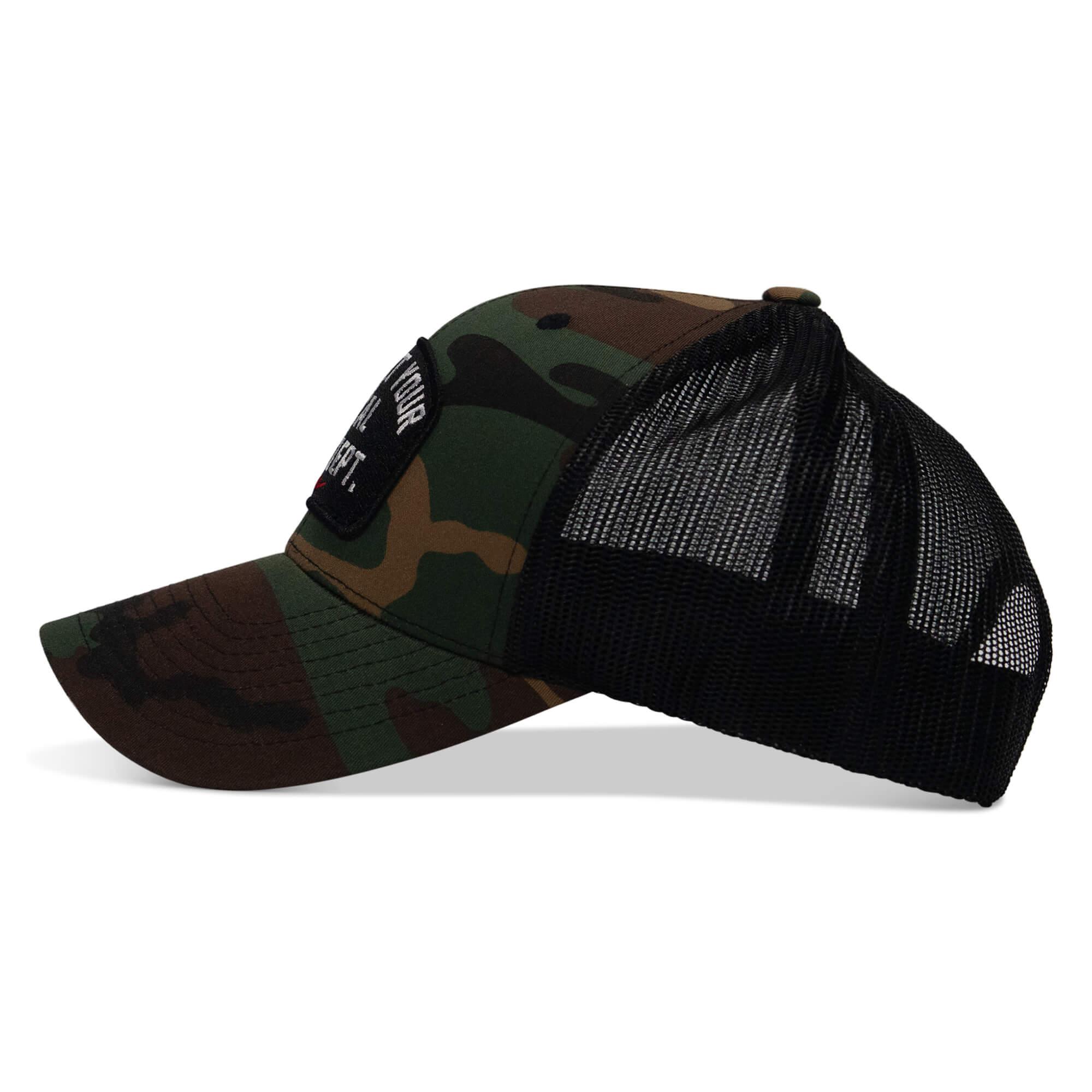 Support Your Local Fire Dept. Patch Snapback Hat - Combat Iron Apparel Co.