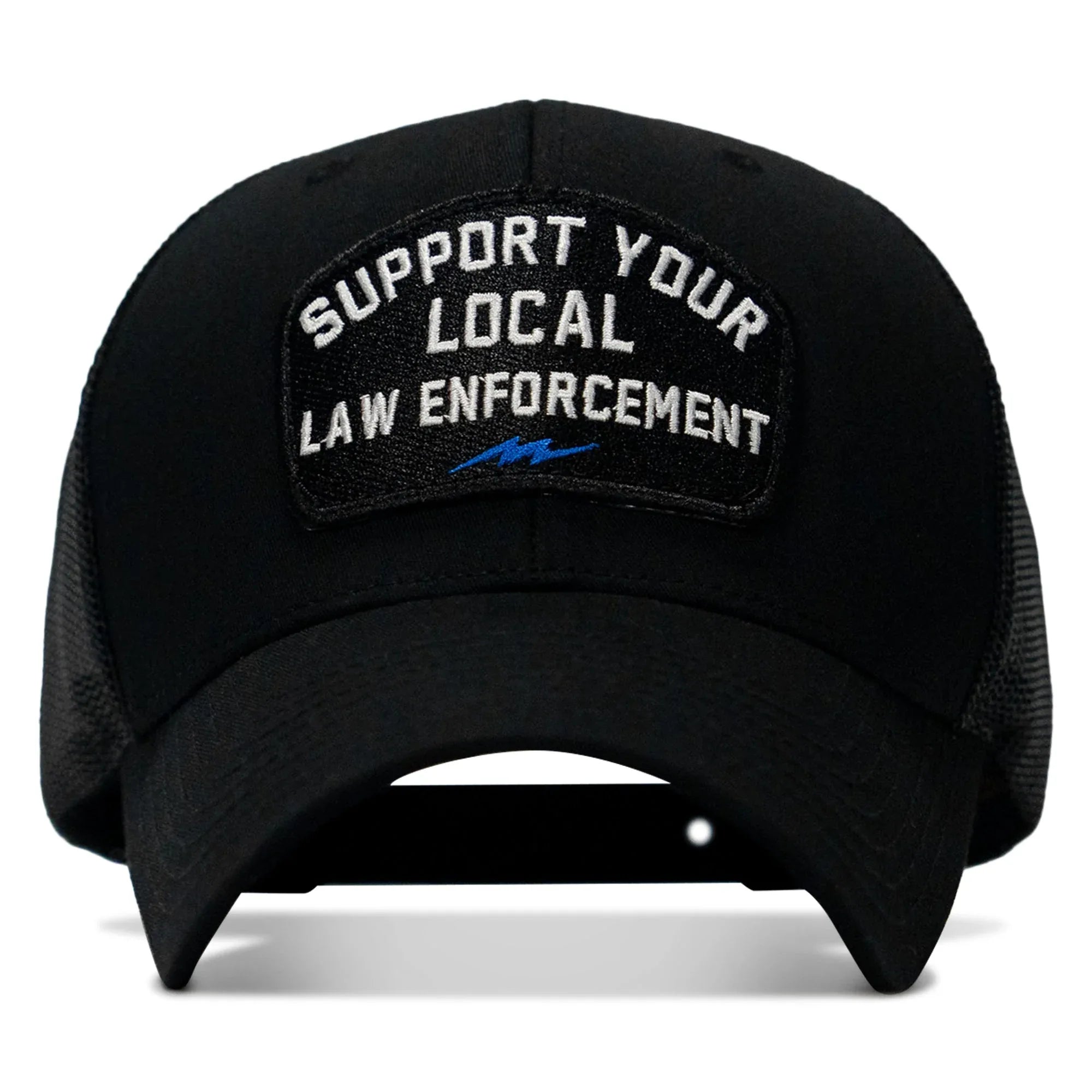 Support Your Local Law Enforcement Mid-Profile Snapback Hat - Combat Iron Apparel Co.