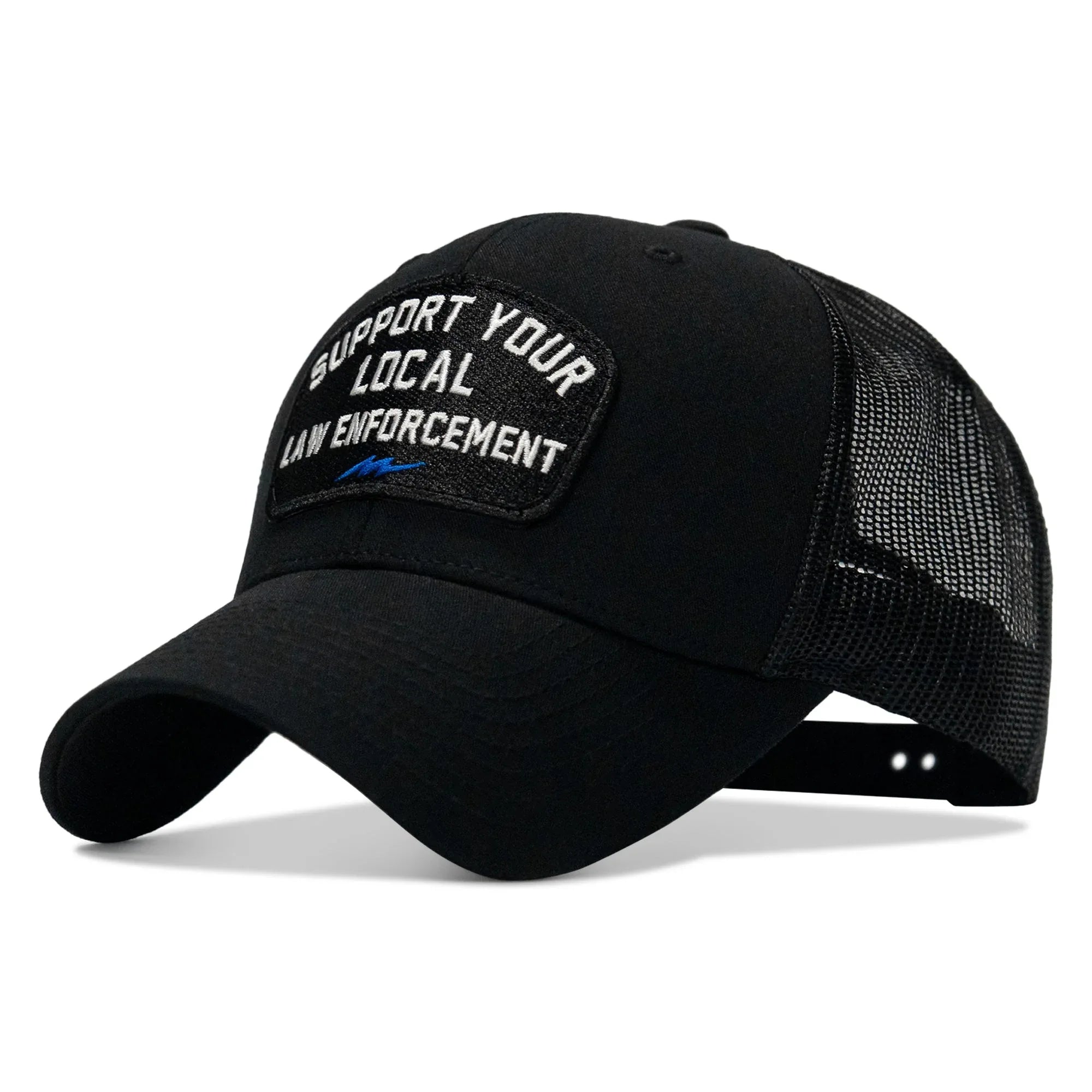 Support Your Local Law Enforcement Mid-Profile Snapback Hat - Combat Iron Apparel Co.