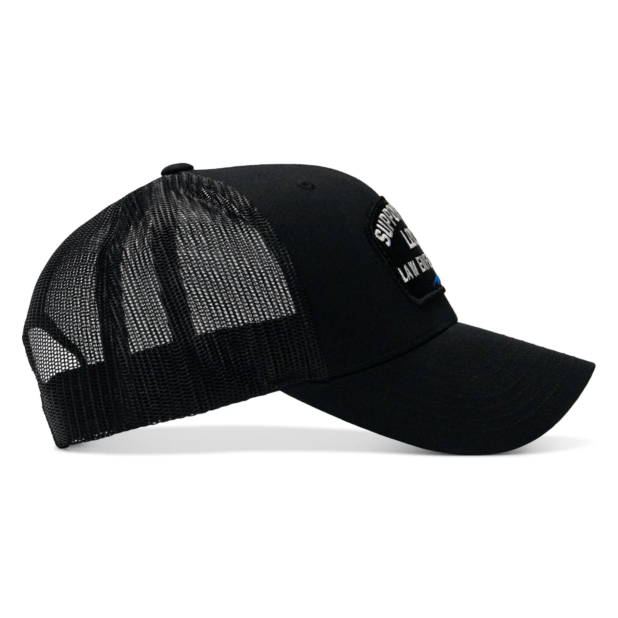 Support Your Local Law Enforcement Mid-Profile Snapback Hat - Combat Iron Apparel Co.