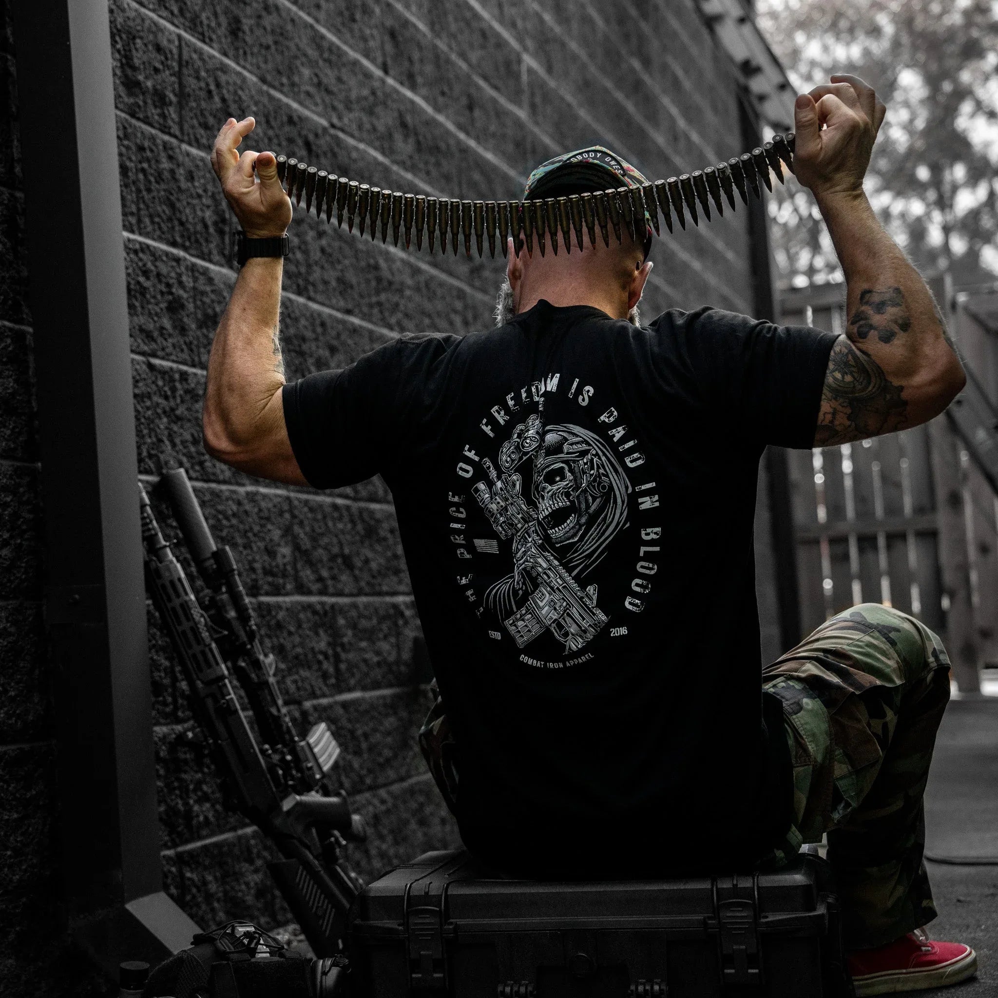 The Price Of Freedom Men's T-Shirt - Combat Iron Apparel Co.