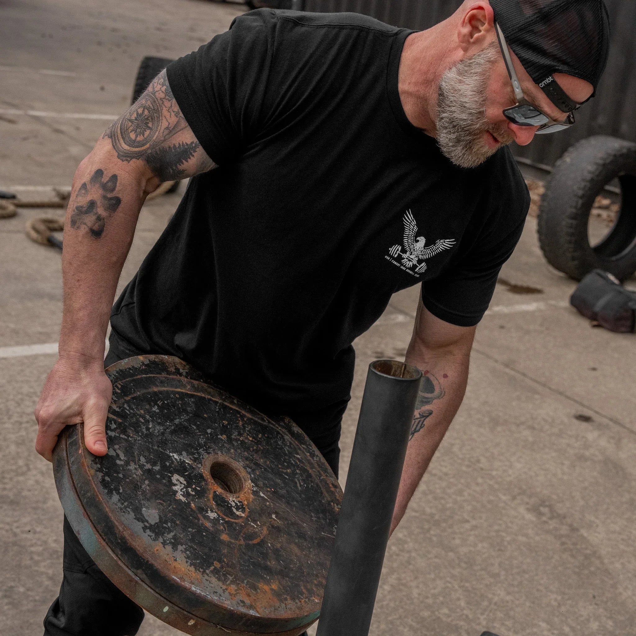 Trained for Violence Men's T-Shirt - Combat Iron Apparel Co.