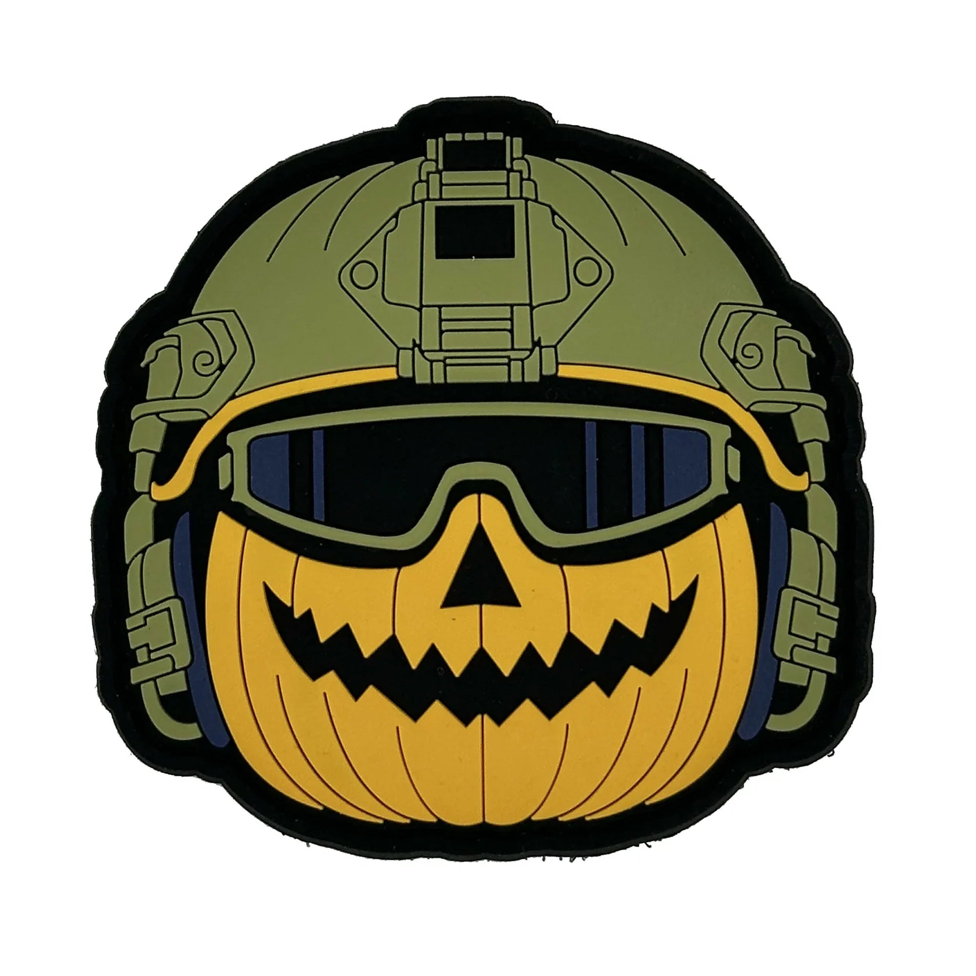 Jack - Pumpkin Helmet - 3" PVC Patch
