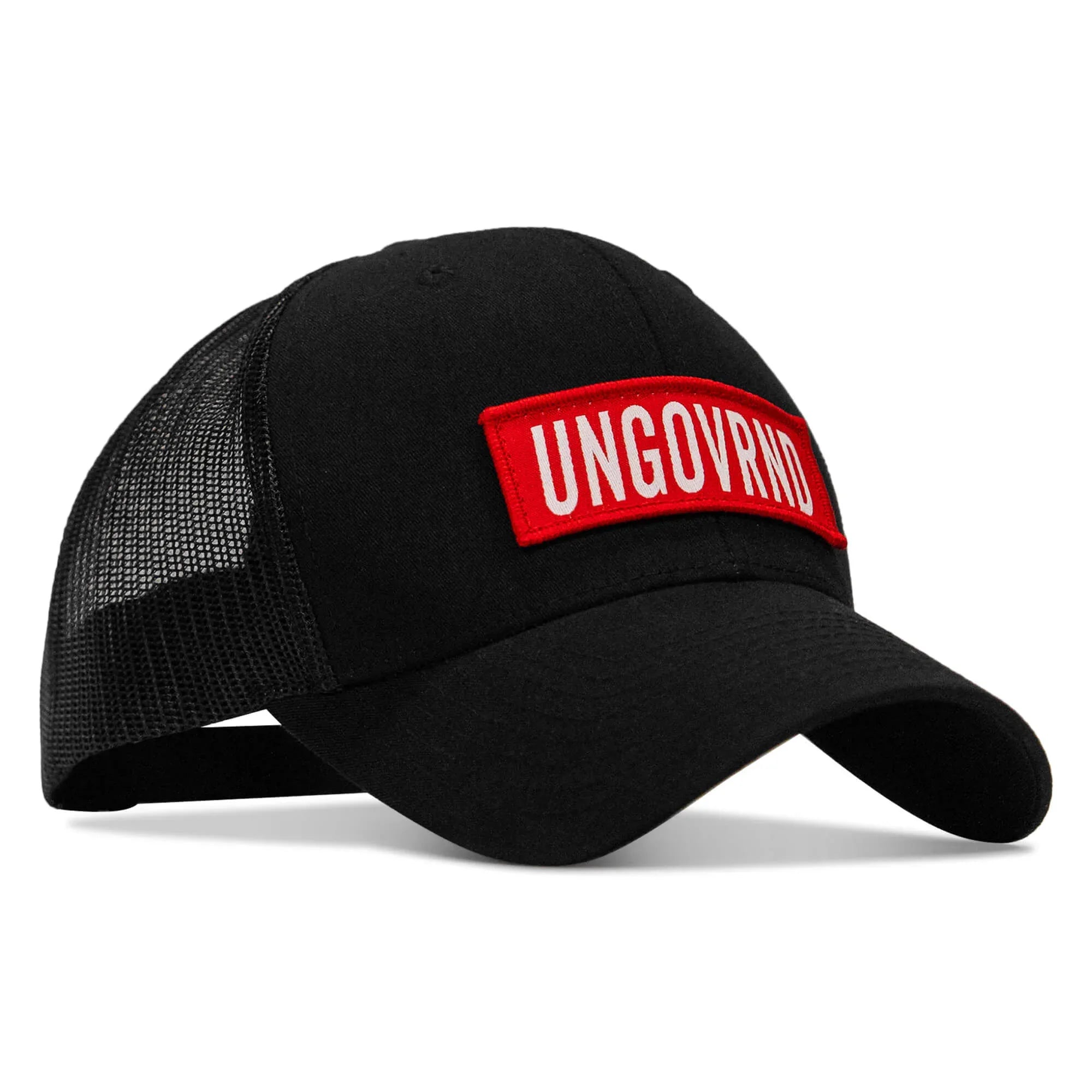 Ungovrnd Red Patch Snapback Hat - Combat Iron Apparel Co.