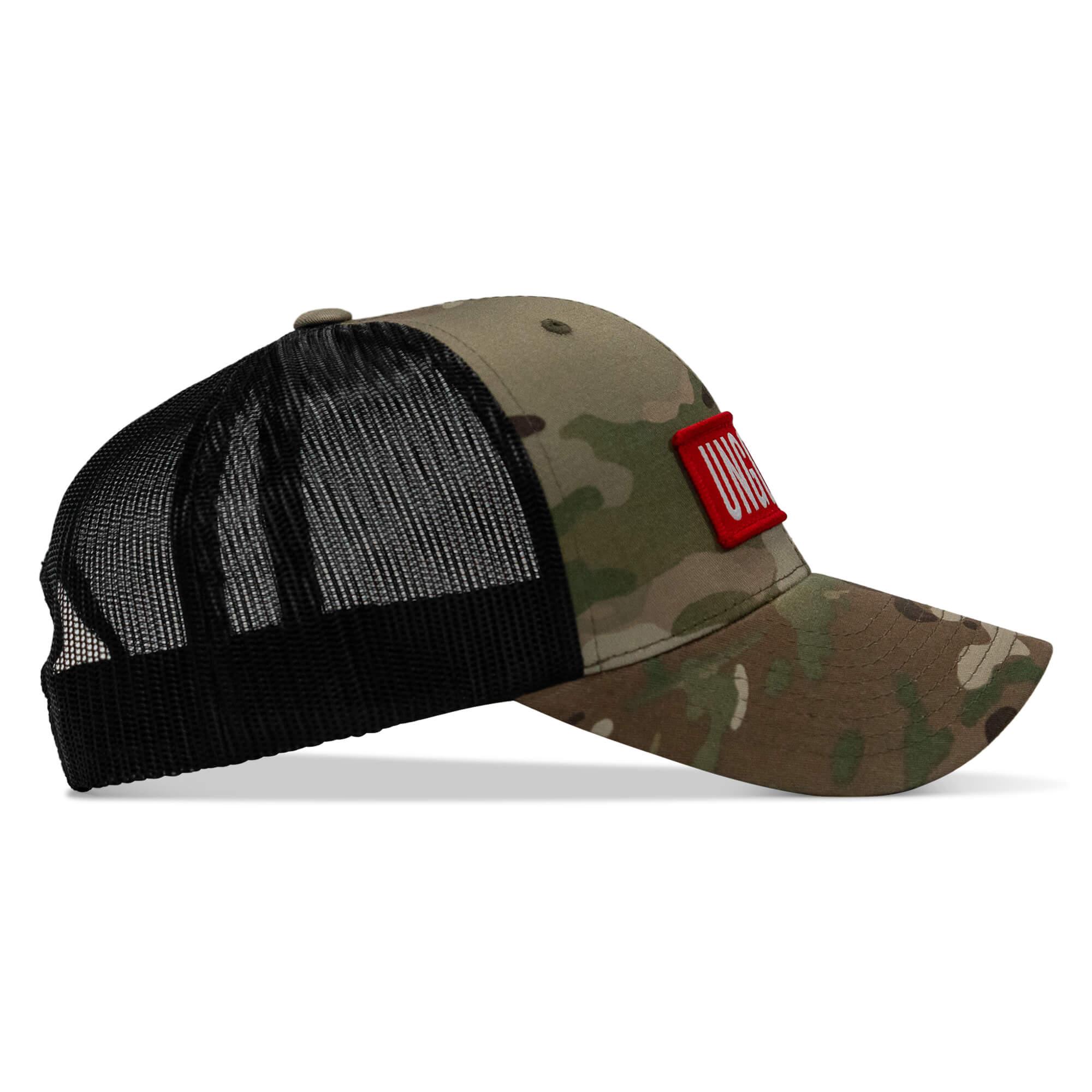 Ungovrnd Red Patch Snapback Hat - Combat Iron Apparel Co.