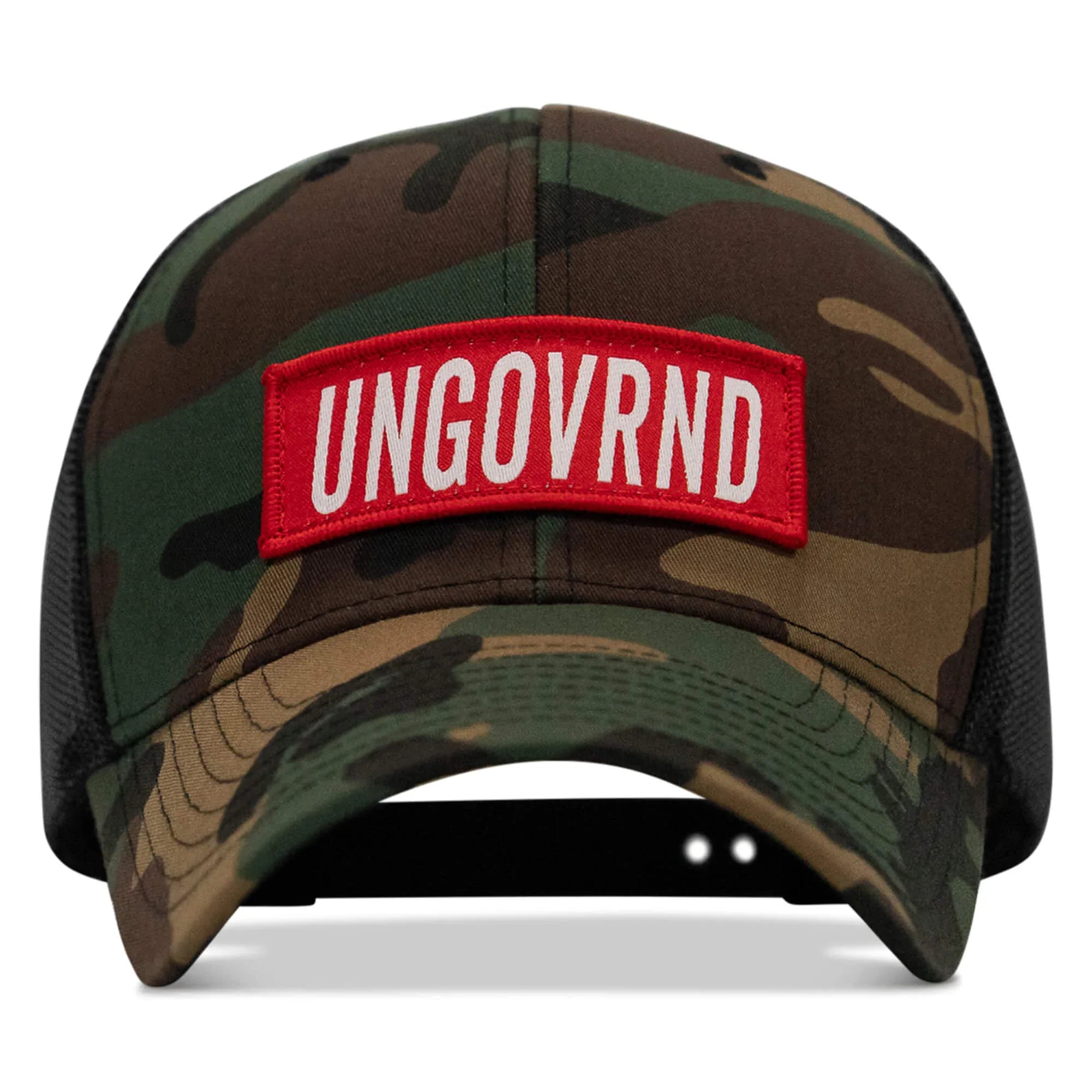 Ungovrnd Red Patch Snapback Hat - Combat Iron Apparel Co.