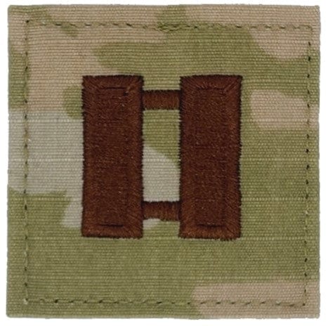 Tactical Gear Junkie Rank Air Force Rank w/ Hook Fastener Backing - 3-Color OCP