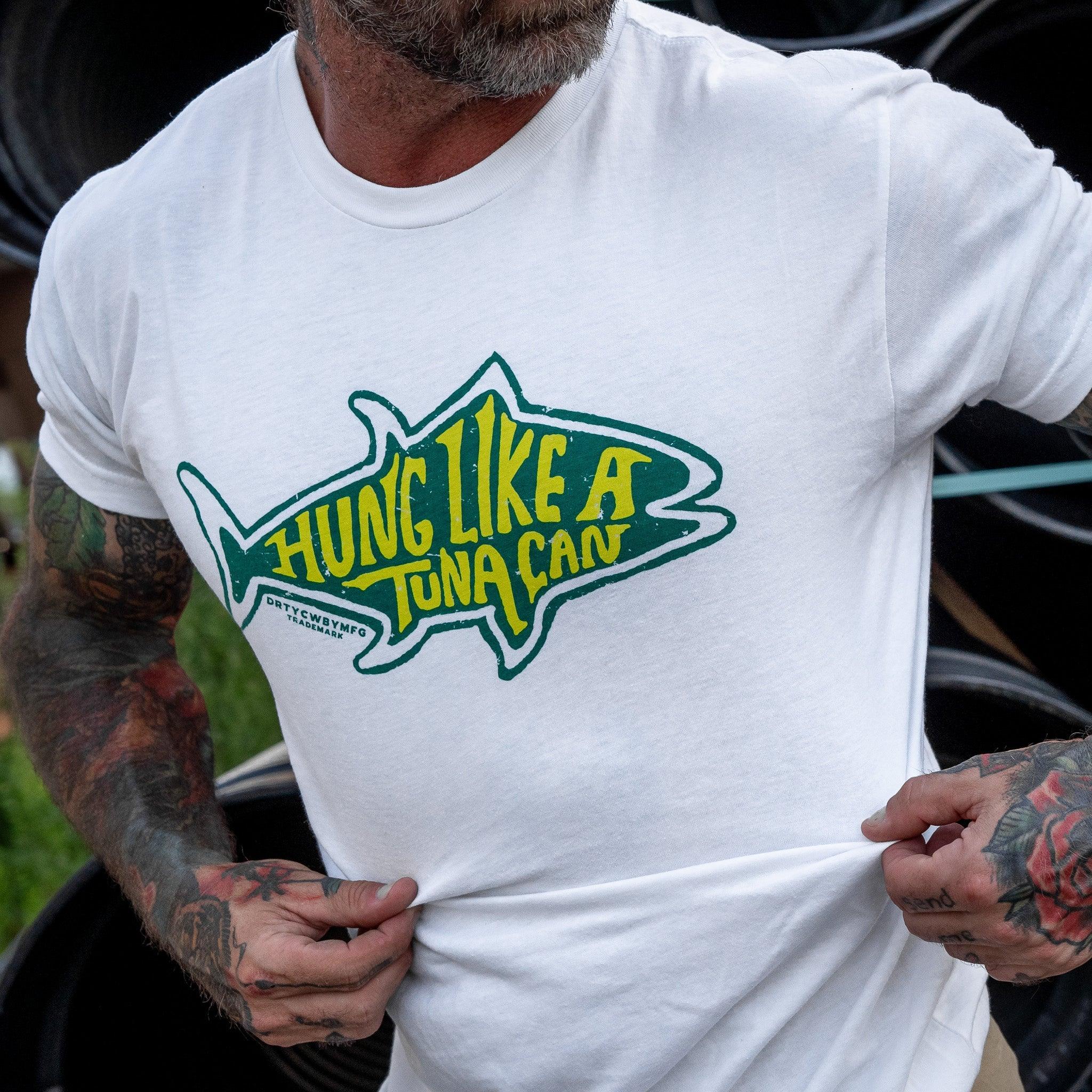 Hung Like A Tuna Can Men's T-Shirt - Combat Iron Apparel Co.