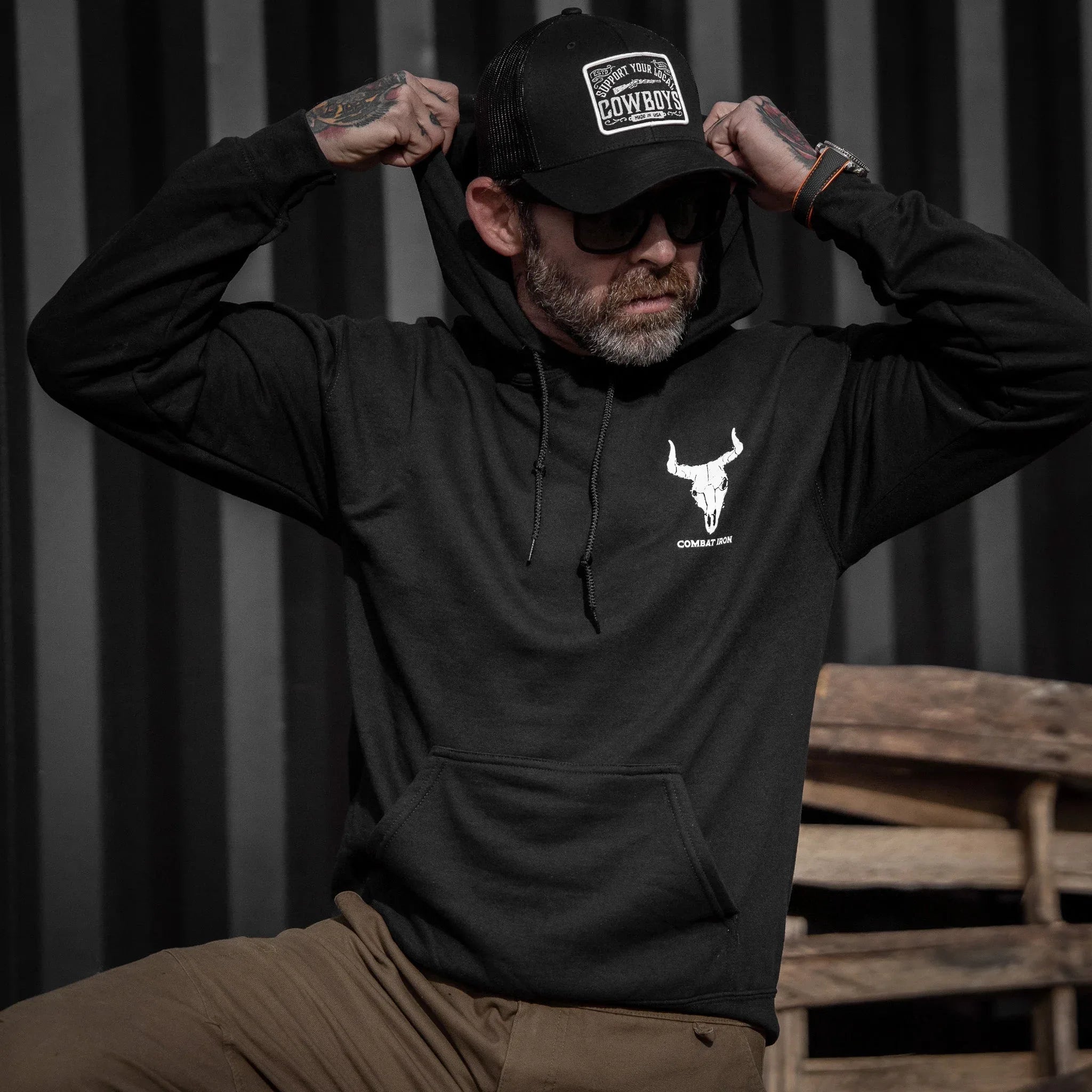 If Genders Confuse You, Go Milk a Bull Men's Hoodie - Combat Iron Apparel Co.