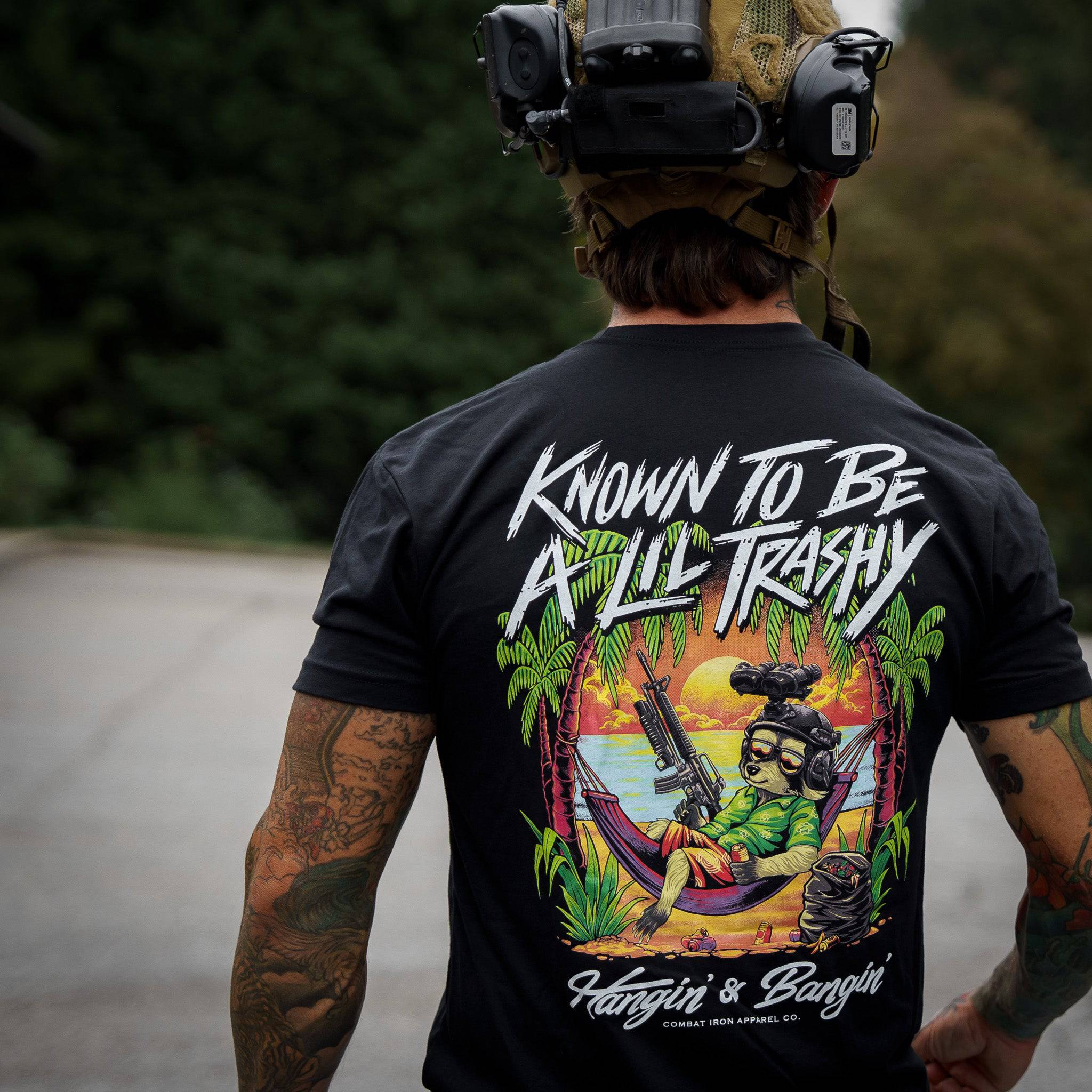 Known To Be A Lil Trashy Raccoon Men's T-Shirt - Combat Iron Apparel Co.