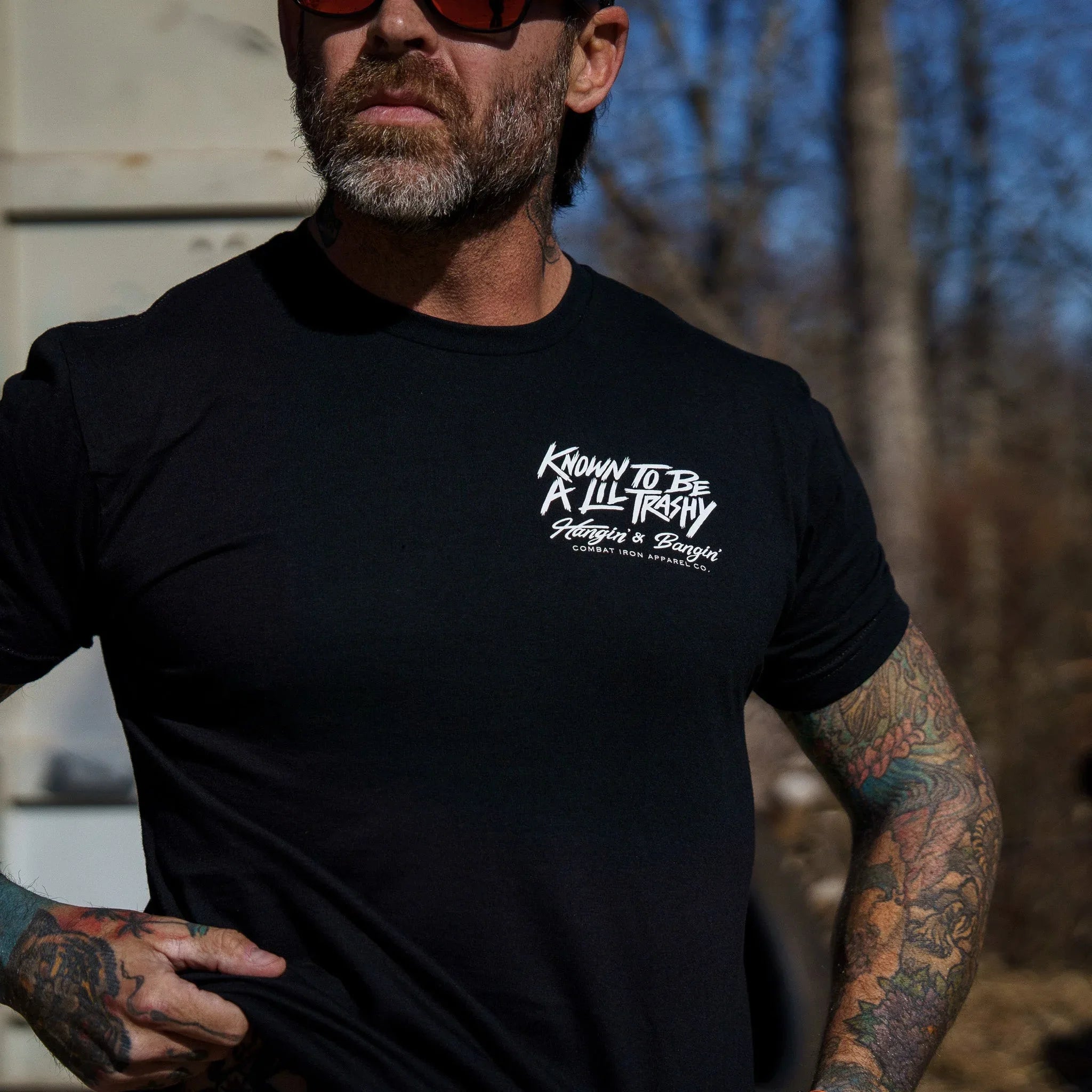 Known To Be A Lil Trashy Raccoon Men's T-Shirt - Combat Iron Apparel Co.