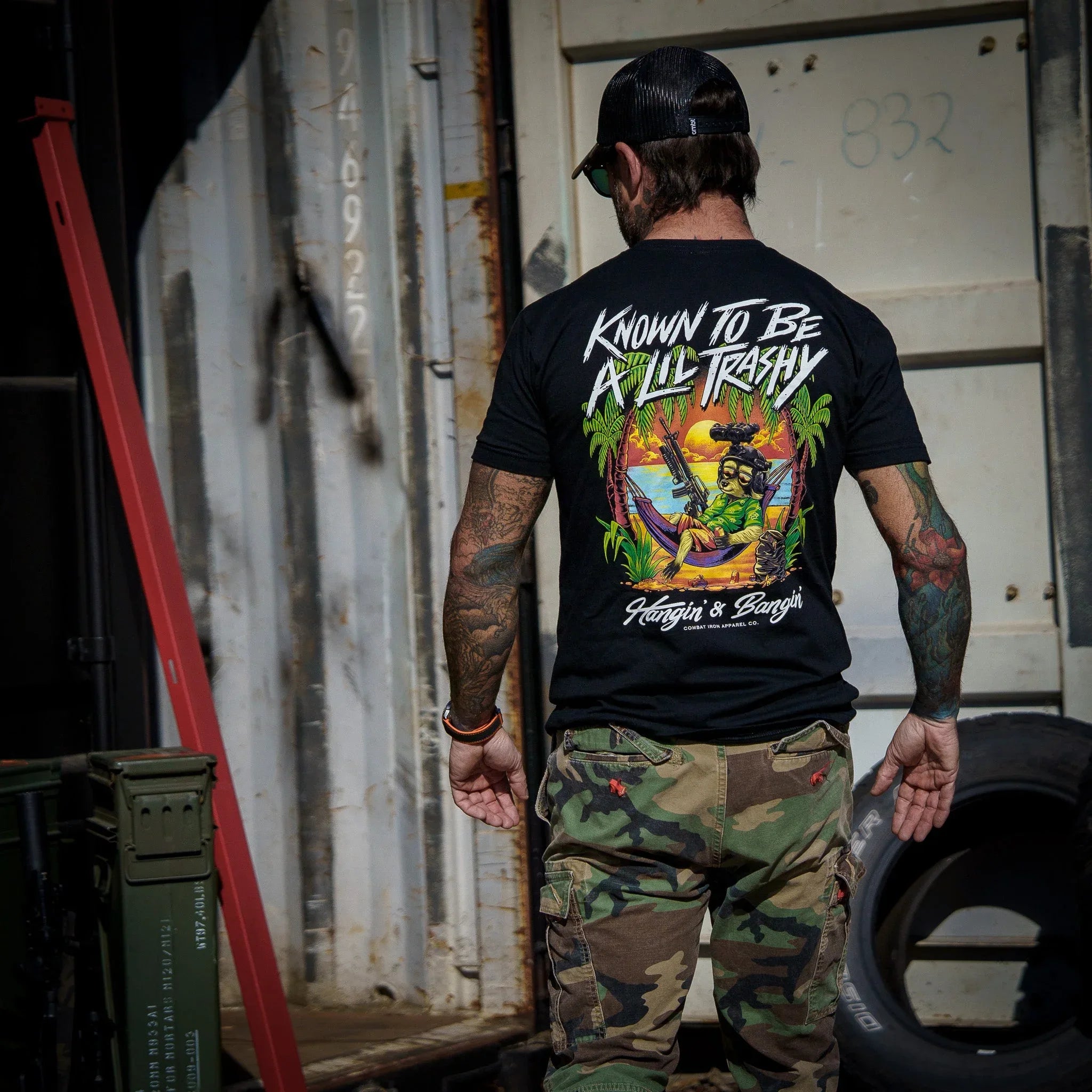 Known To Be A Lil Trashy Raccoon Men's T-Shirt - Combat Iron Apparel Co.