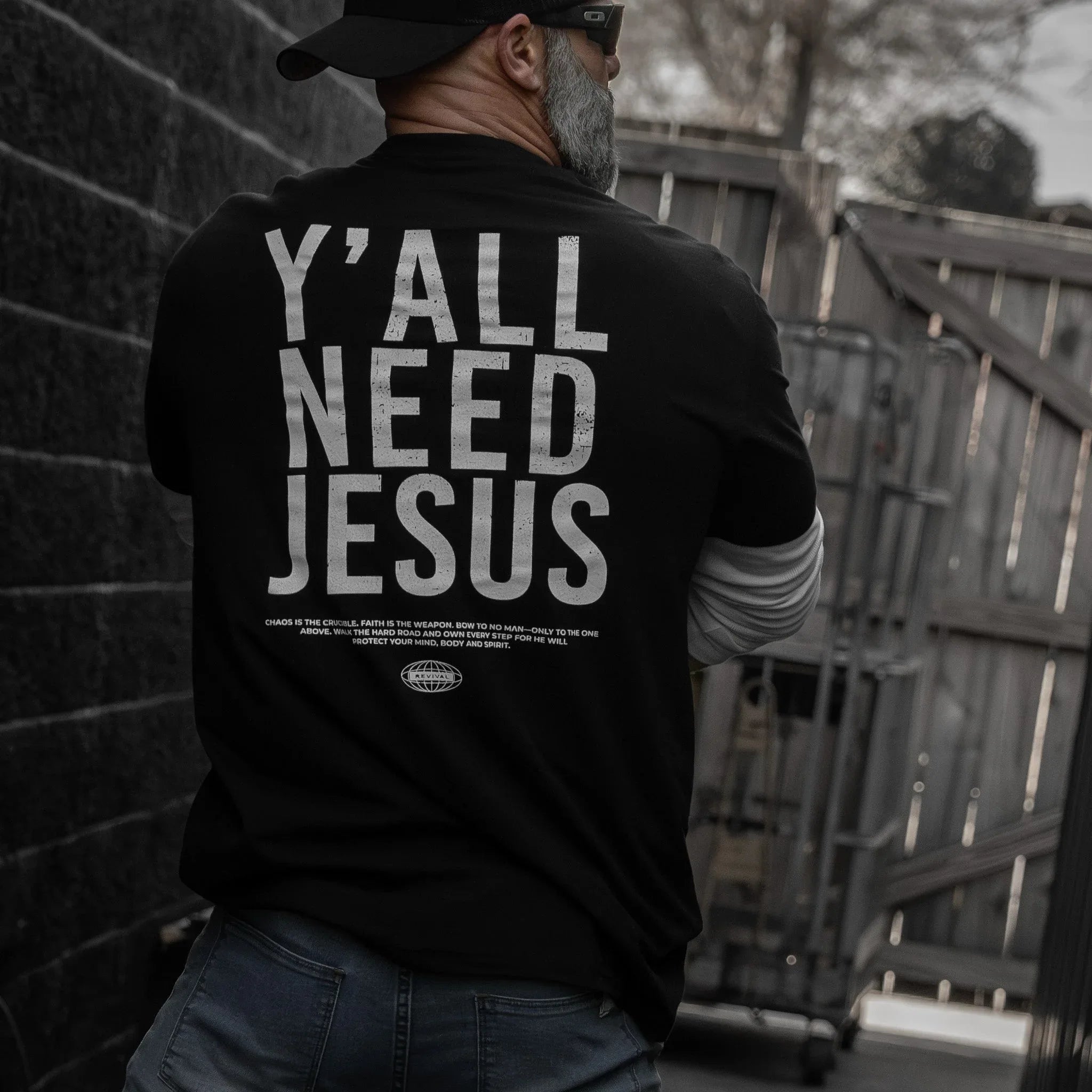 Y'all Need Jesus Men's T-Shirt - Combat Iron Apparel Co.