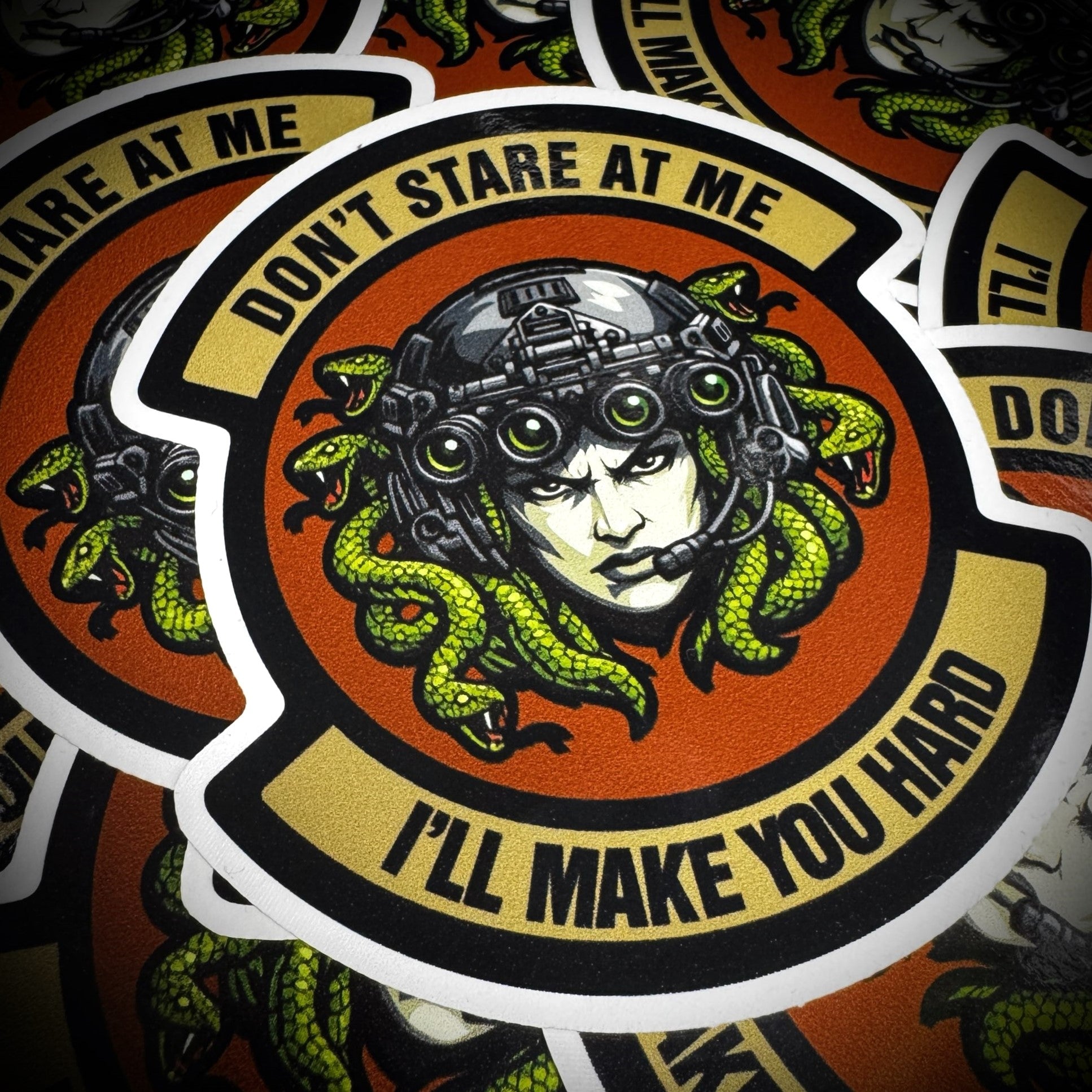 August 2026 POTM - Don't Stare At Me I'll Make You Hard - 3.75" - Sticker