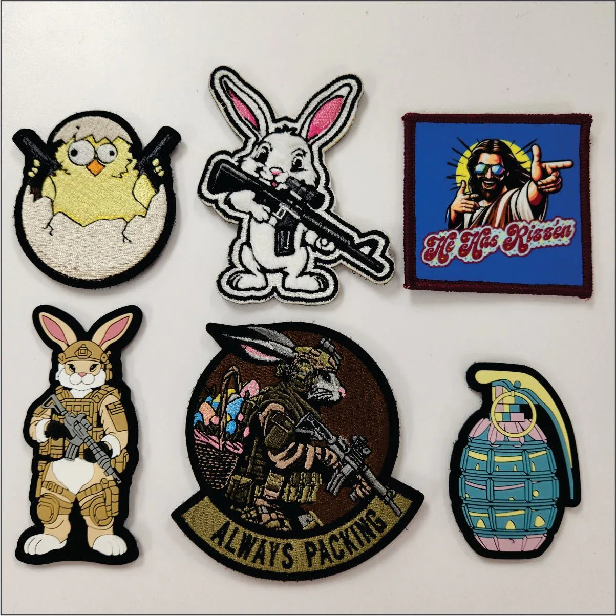 Bad Bunny Collection Patch Bundle Pack - Get all Six of our amazing l designs! BONUS FREE STICKER SET