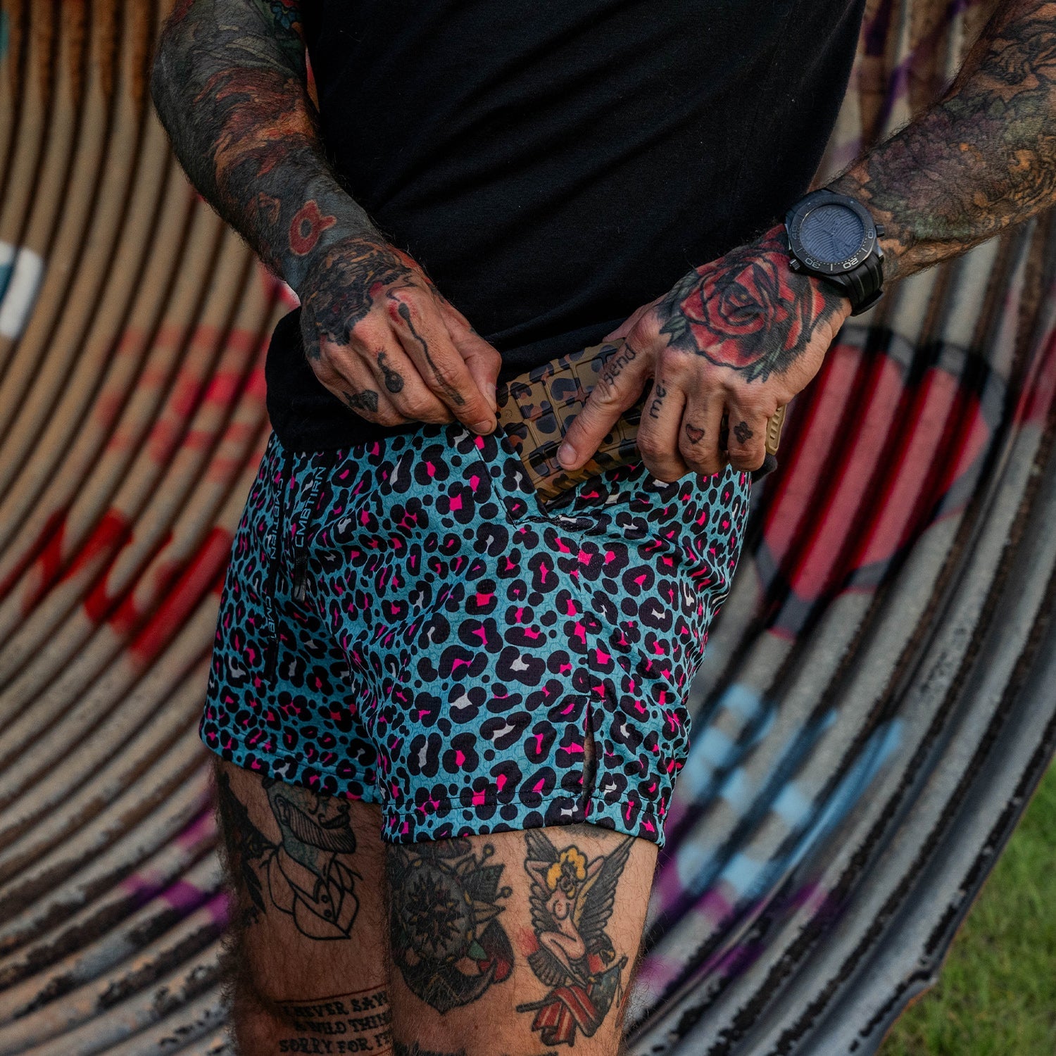 Men's Mesh Hoochie Daddy Shorts | 5" - Combat Iron Apparel Co.