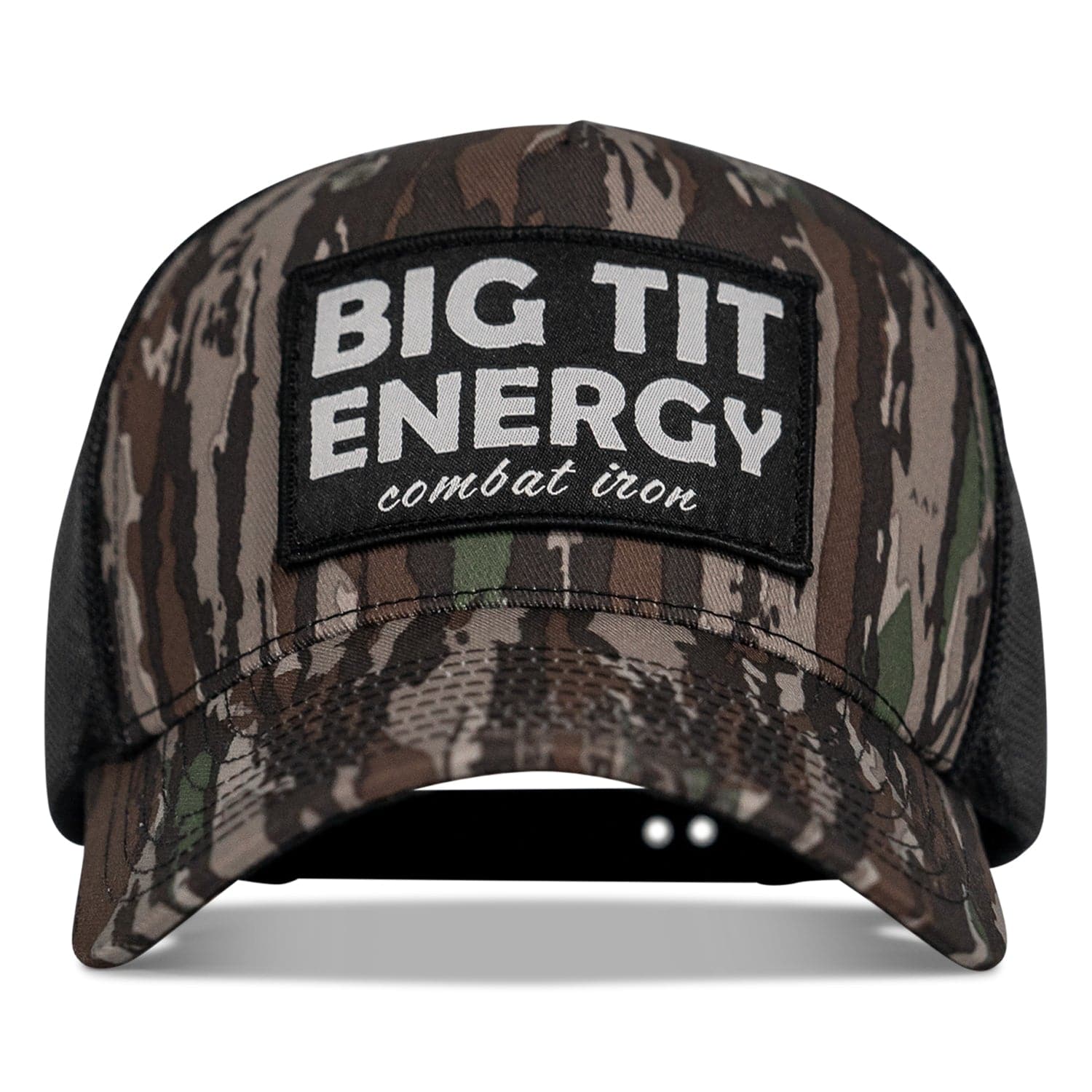 Big Tit Energy Patch Snapback Hat - Combat Iron Apparel Co.
