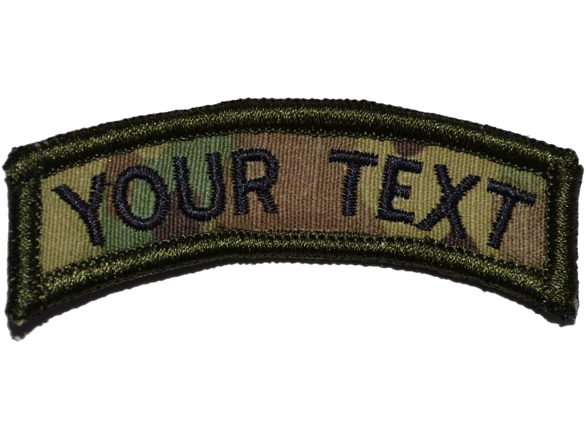 Custom name Tapes Text brand Morale tactics Military Embroidery Patch,  Velcro Name Patch 