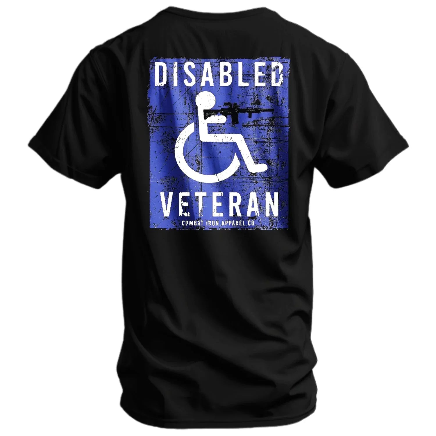 Disabled Veteran Handicap Men's T-Shirt - Combat Iron Apparel Co.