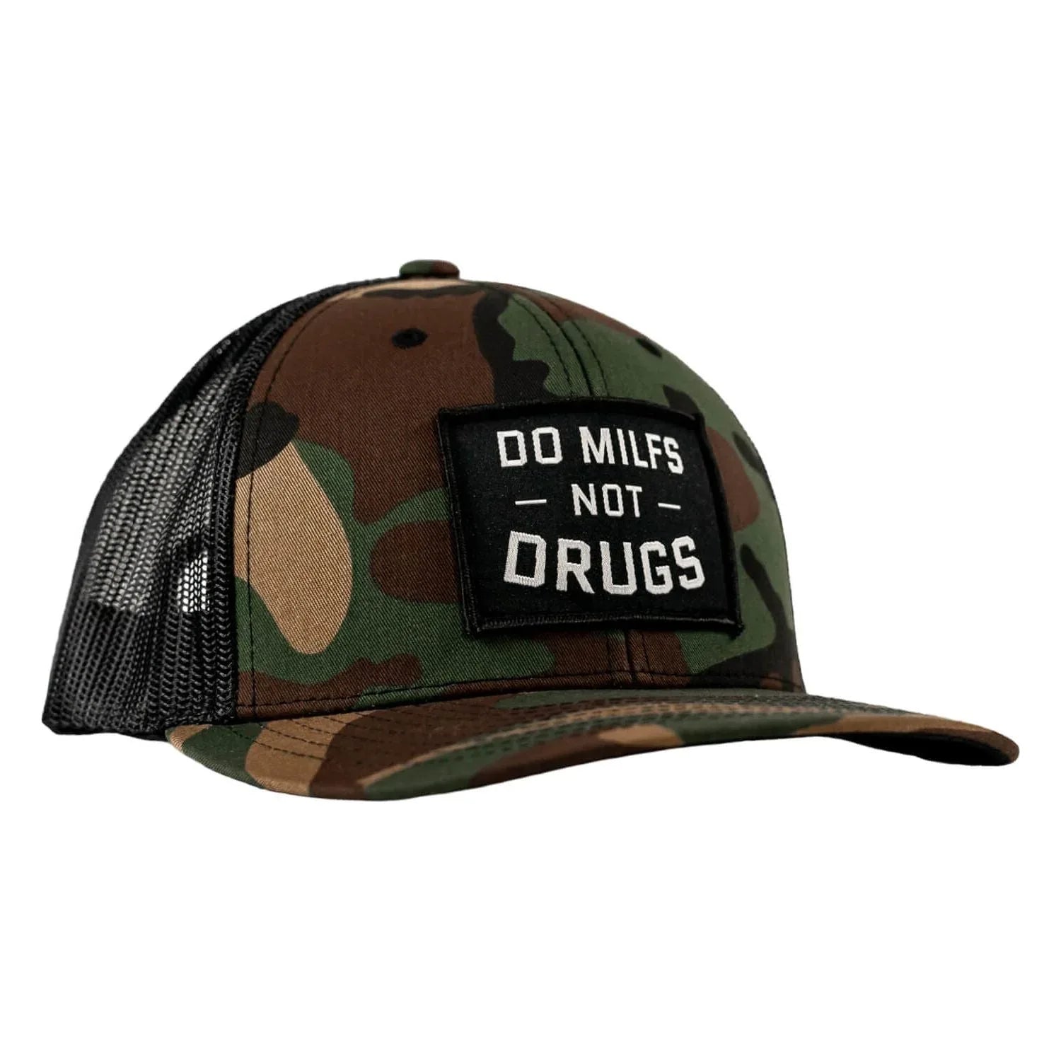 Do Milfs. Not Drugs. Patch Snapback HAT - Combat Iron Apparel Co.