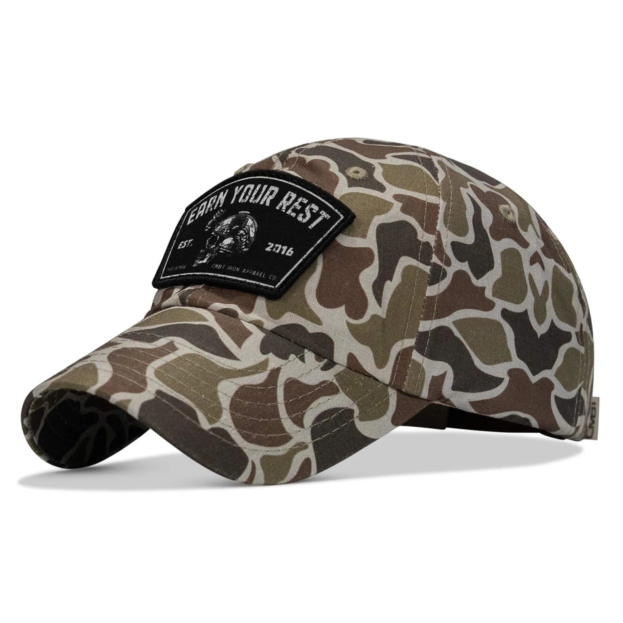 Earn Your Rest Patch Tactical Ripstop Mesh Snapback Hat - Combat Iron Apparel Co.