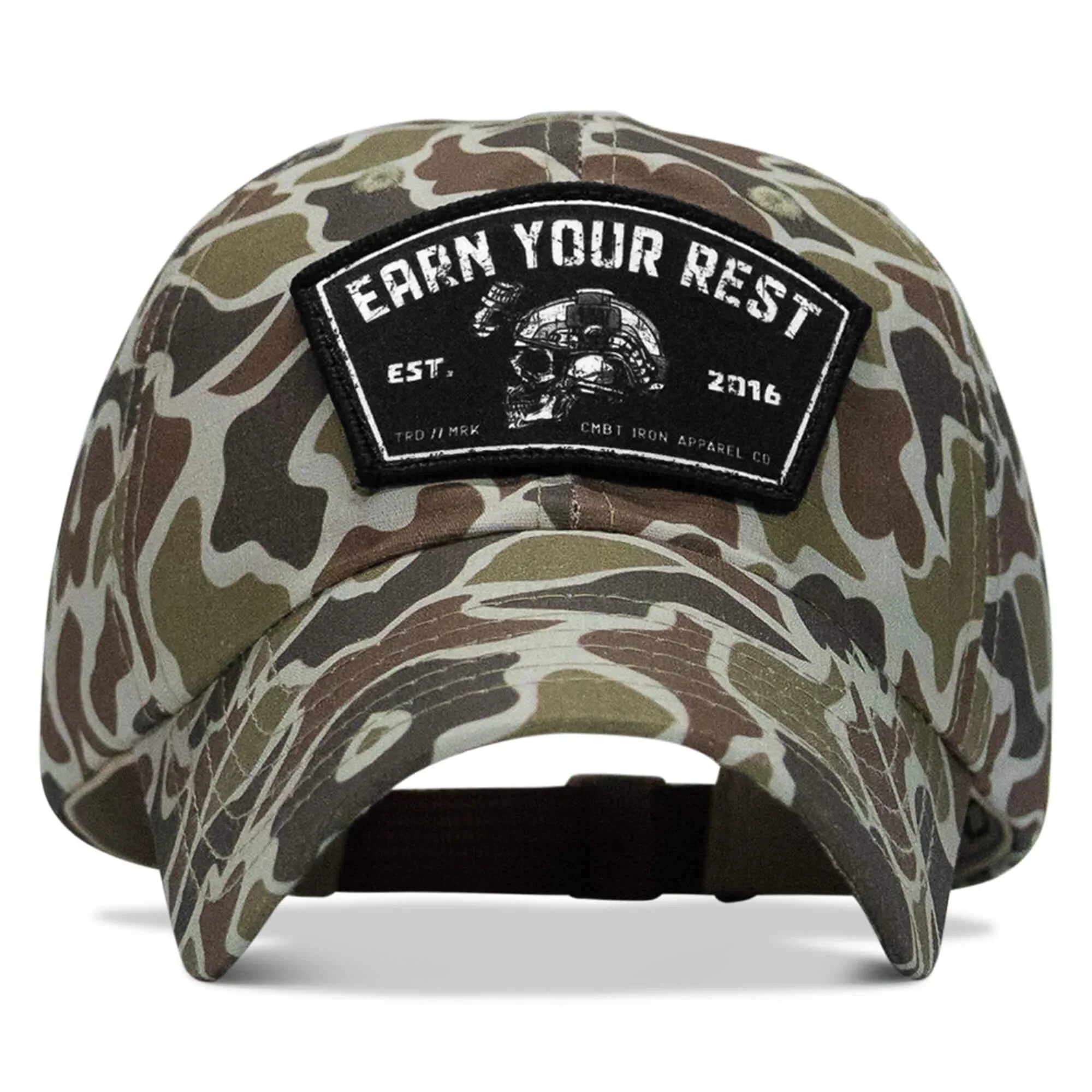 Earn Your Rest Patch Tactical Ripstop Mesh Snapback Hat - Combat Iron Apparel Co.