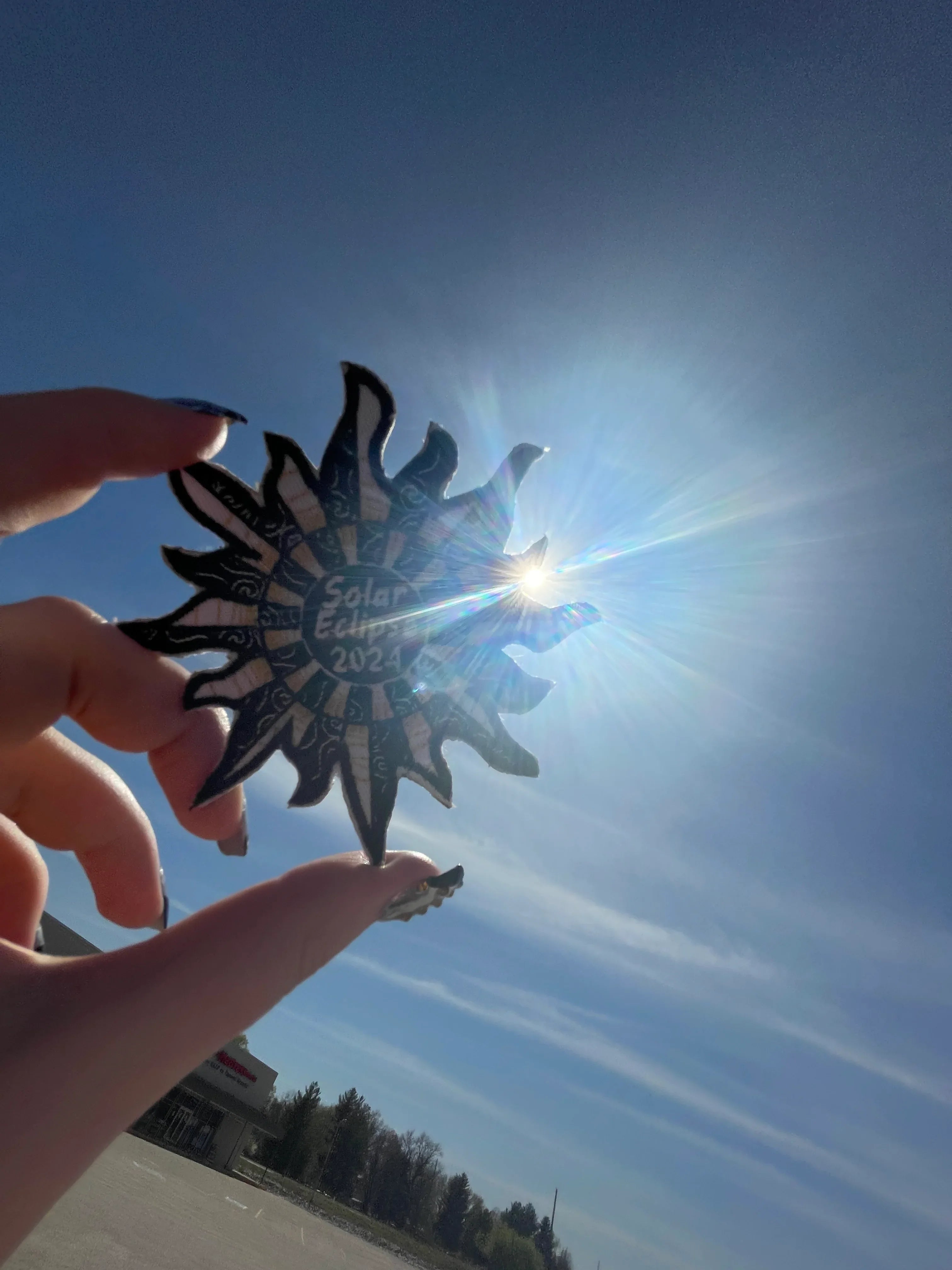 Solar Eclipse 2024 - 4" Embroidered Patch - Limited Time Only