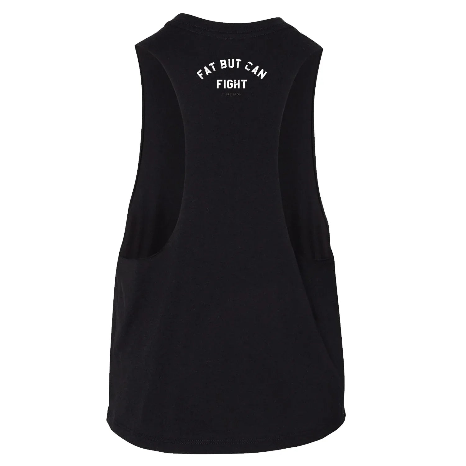 Fat But Can Fight Women's Tank Crop Top - Combat Iron Apparel Co.