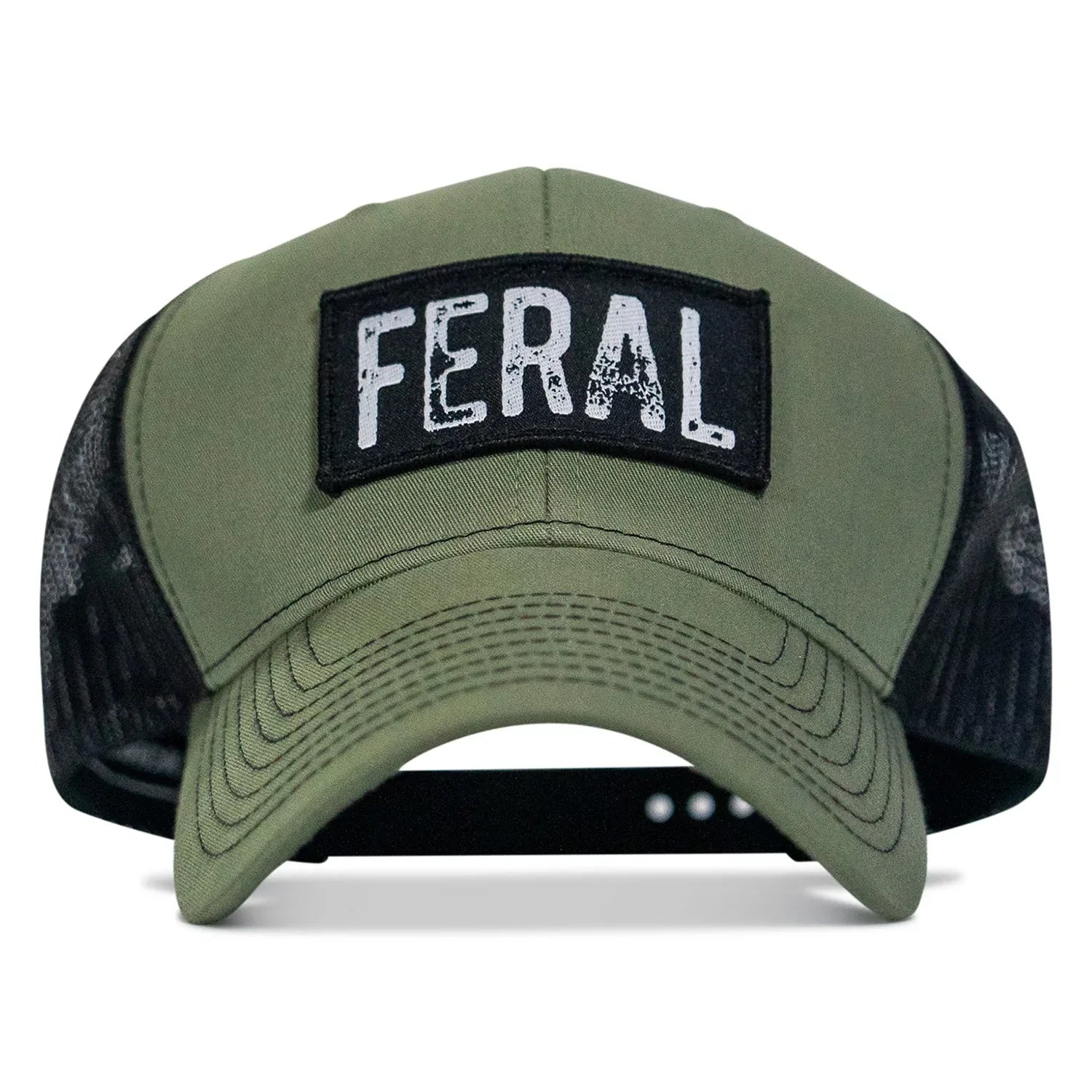 Feral Vintaged Patch Snapback Hat - Combat Iron Apparel Co.